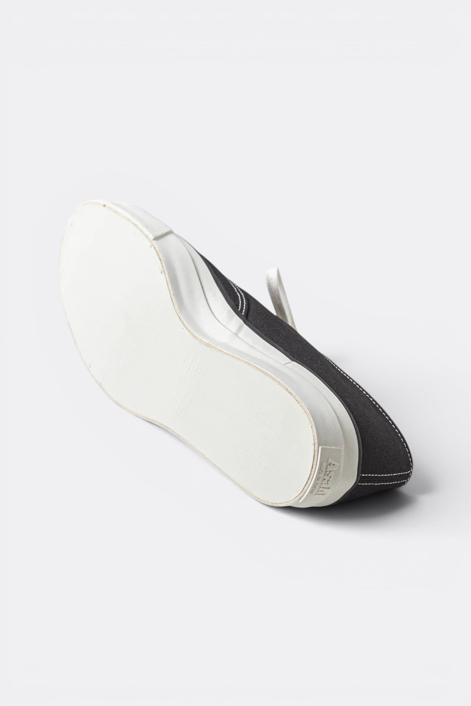Asahi Deck 041 Black | Deck Shoe Canvas Japonais Semelle Chevrons Made in Japan | Edgar Bdx