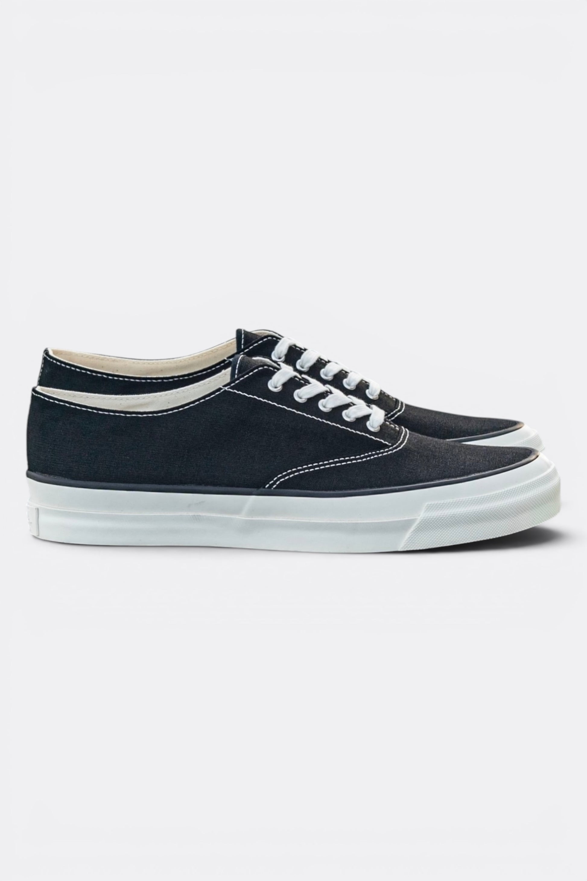 Asahi Deck 041 Black | Deck Shoe Canvas Japonais Semelle Chevrons Made in Japan | Edgar Bdx