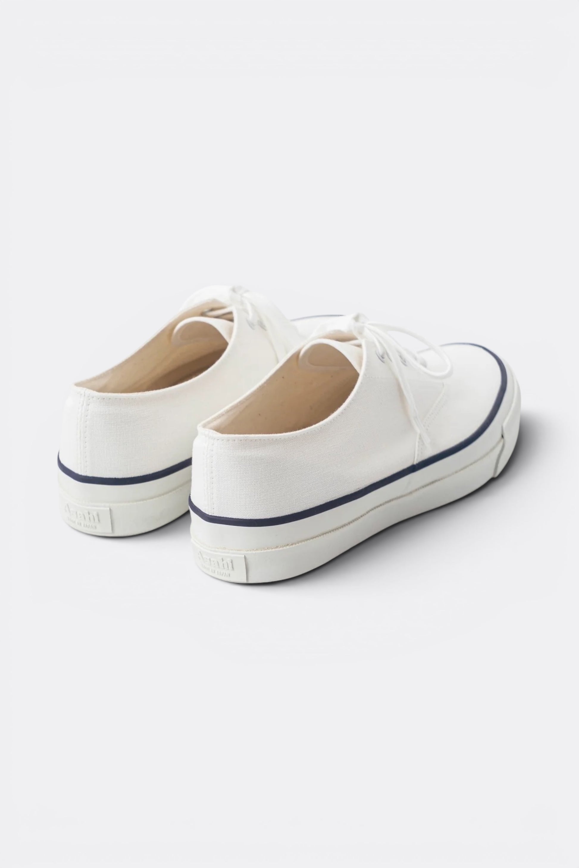 Asahi Deck 041 White | Deck Shoe Canvas Japonais Semelle Chevrons Made in Japan | Edgar Bdx
