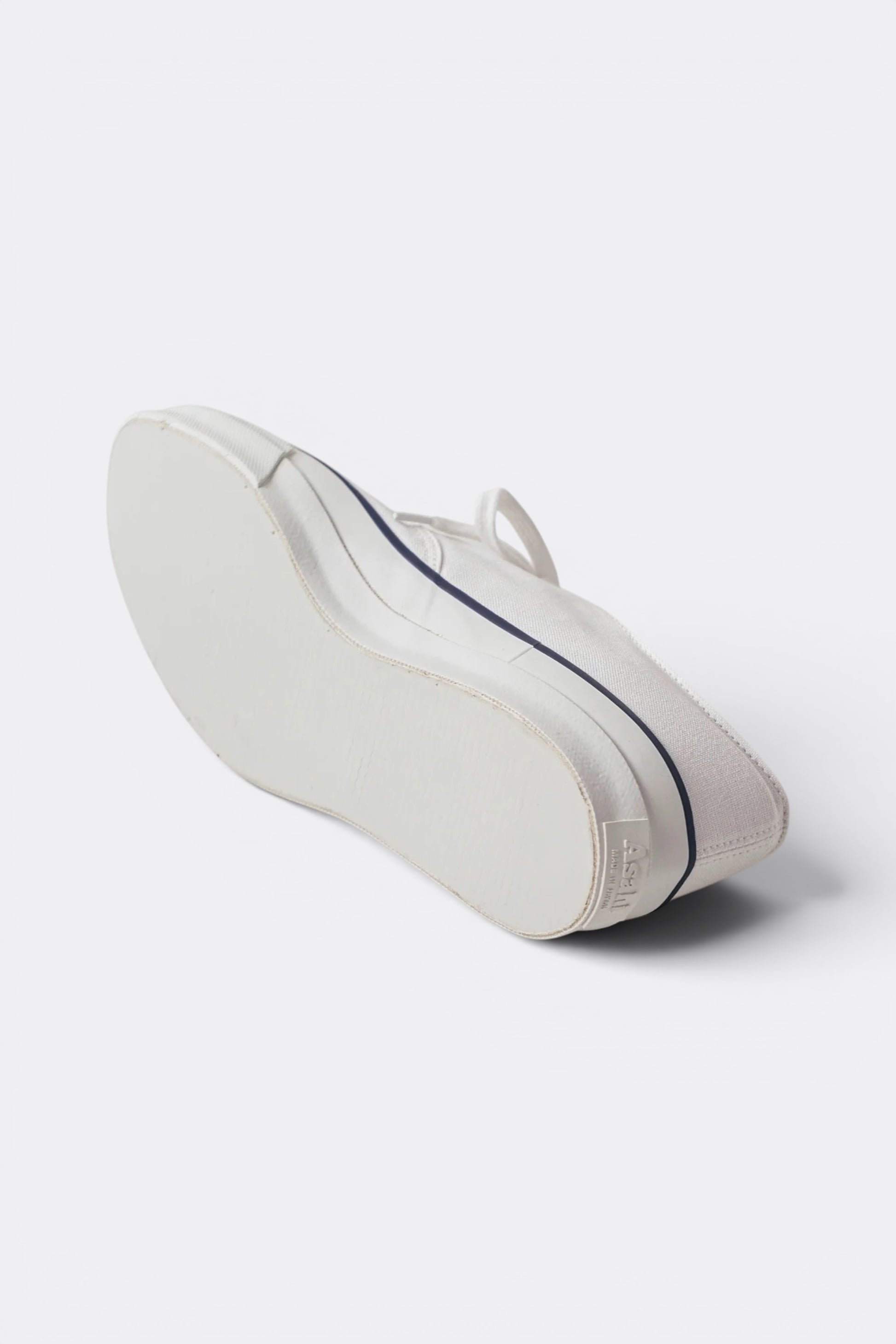 Asahi Deck 041 White | Deck Shoe Canvas Japonais Semelle Chevrons Made in Japan | Edgar Bdx
