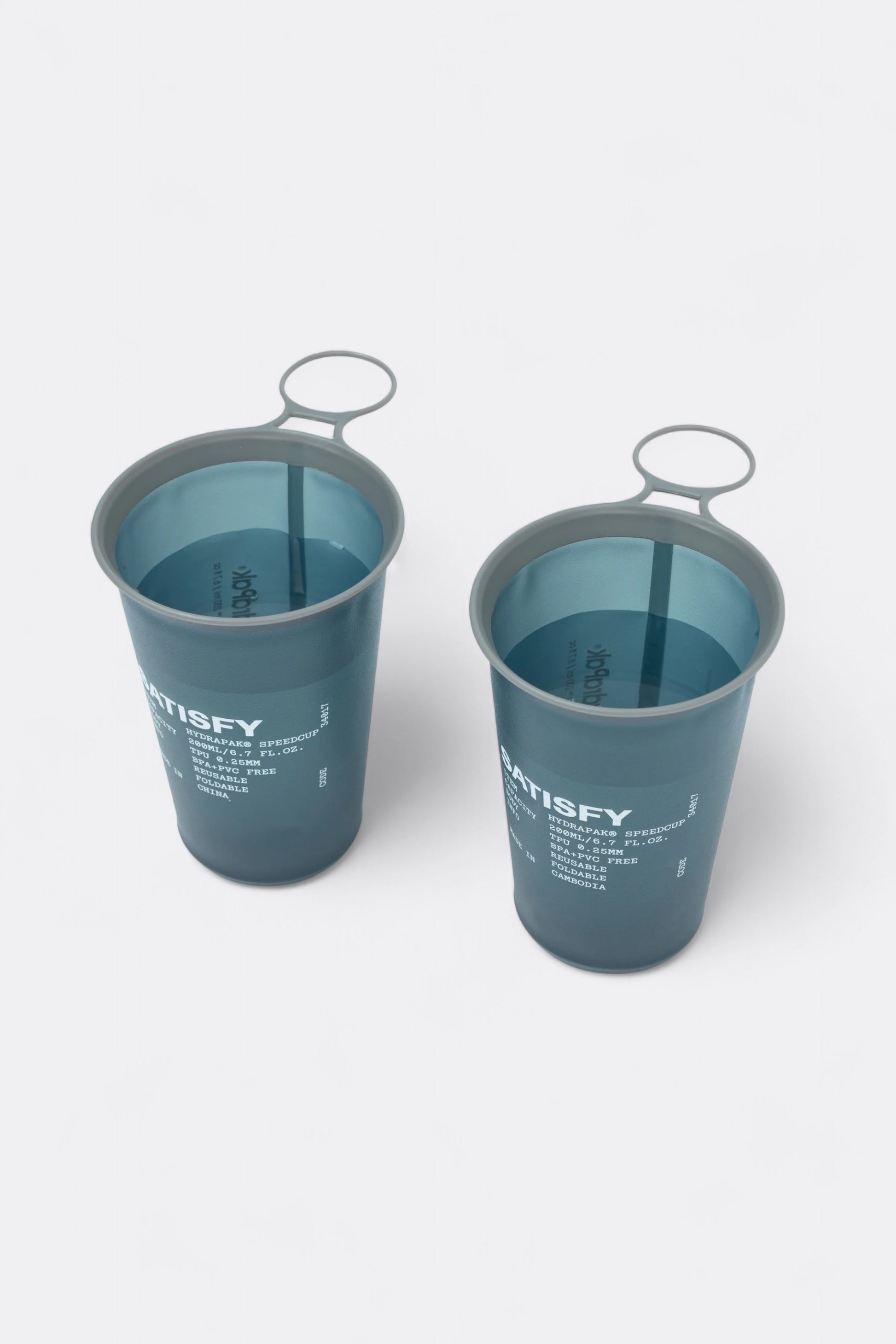 Satisfy - HydraPak® SpeedCup™ 2Pack 200ML (Dark Slate)