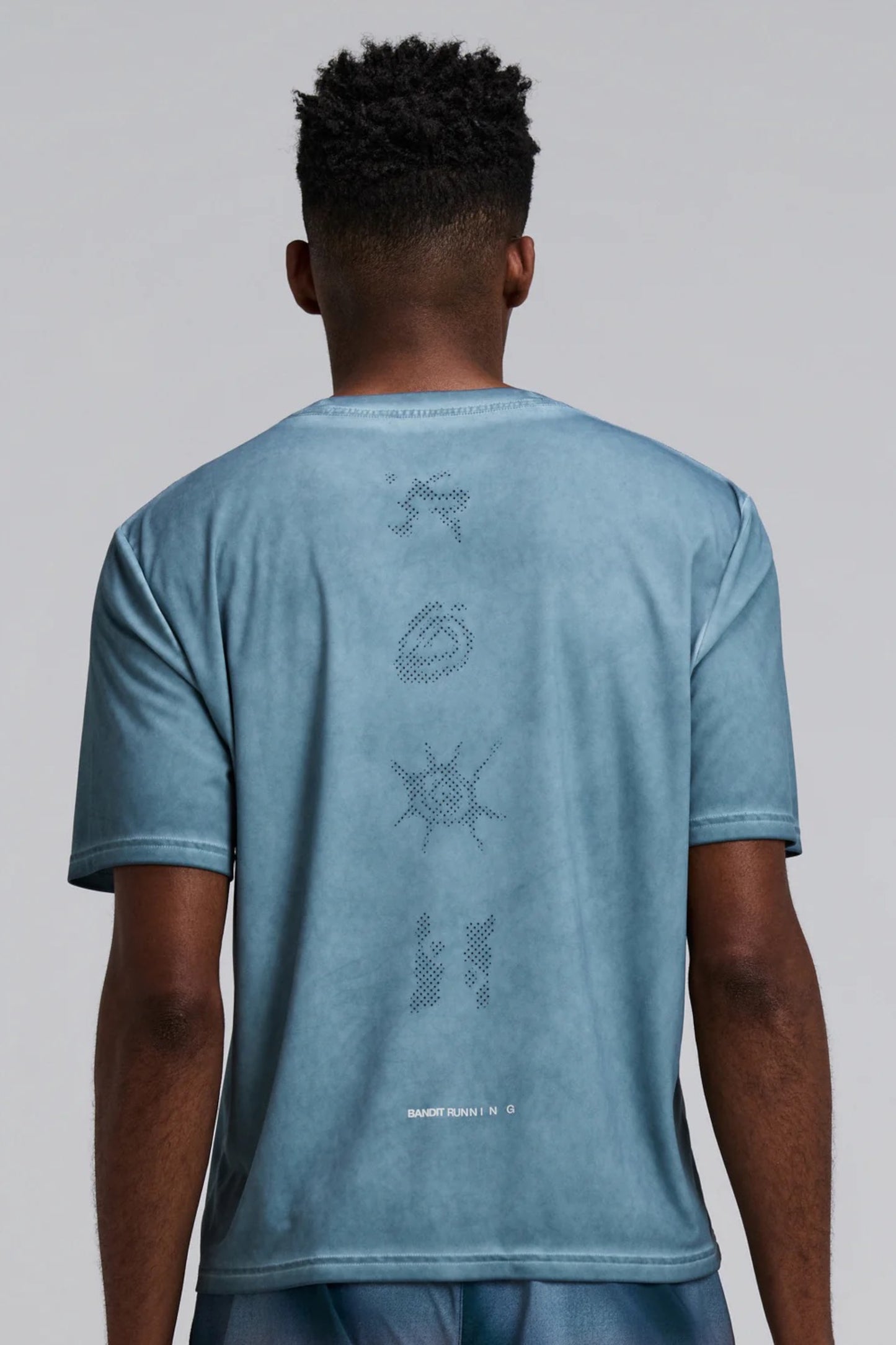 Bandit - Men's FrioSoft™ Performance Box Tee (Tranquil Blue SaltFade)