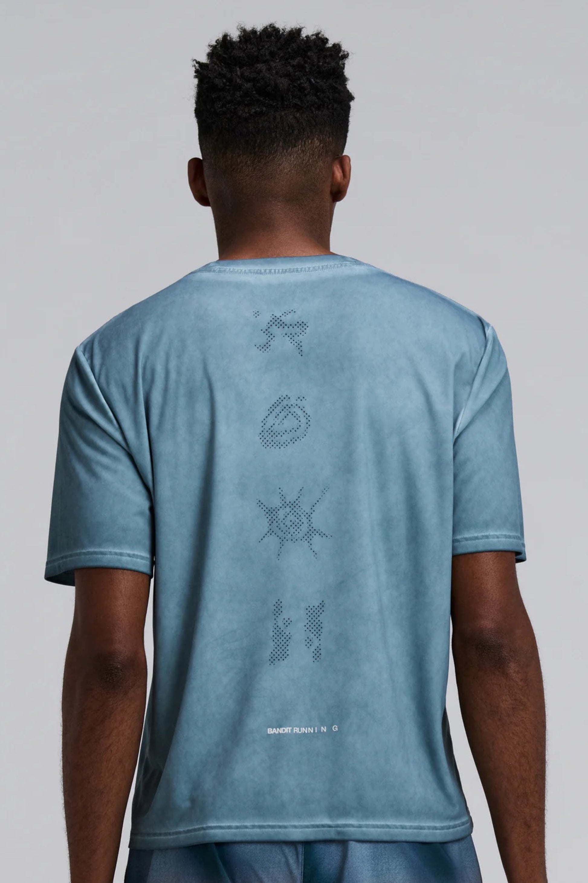 Bandit - Men's FrioSoft™ Performance Box Tee (Tranquil Blue SaltFade)