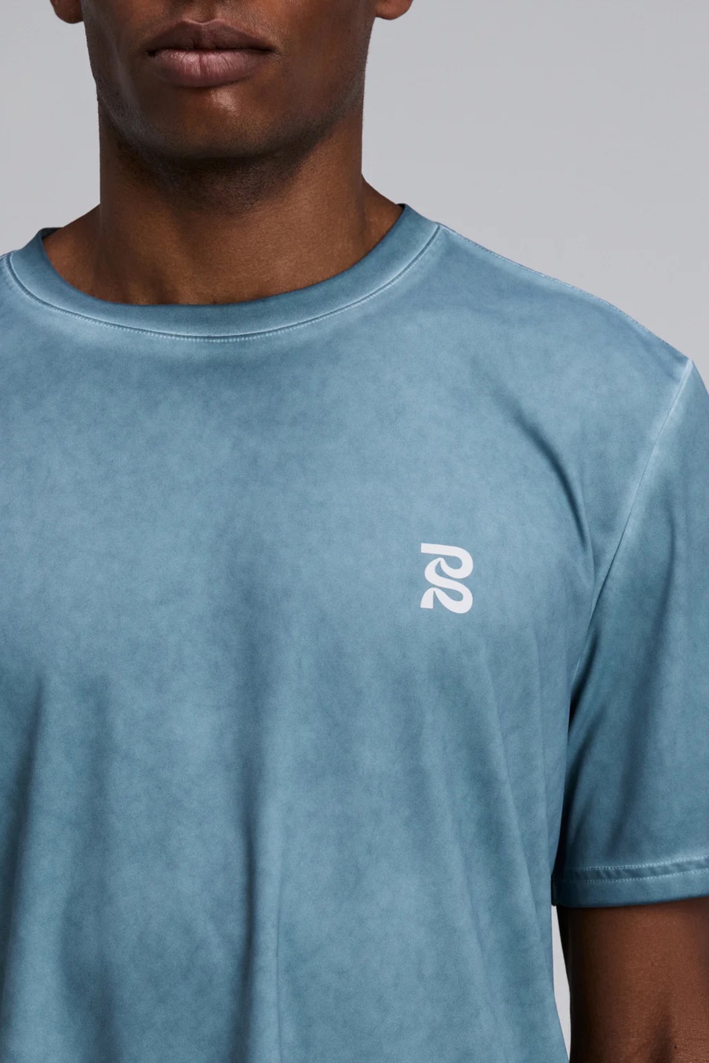 Bandit - Men's FrioSoft™ Performance Box Tee (Tranquil Blue SaltFade)