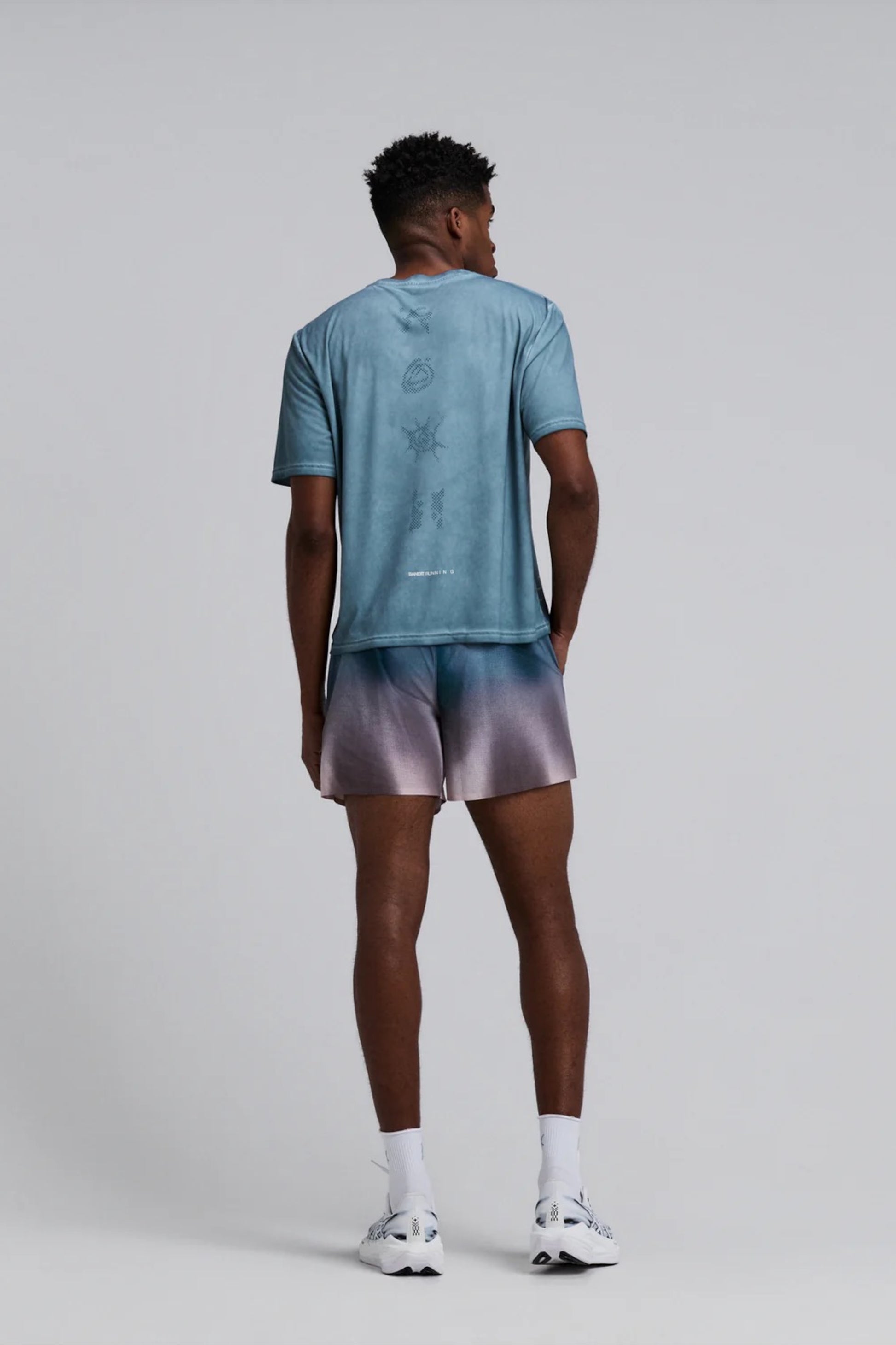 Bandit - Men's FrioSoft™ Performance Box Tee (Tranquil Blue SaltFade)