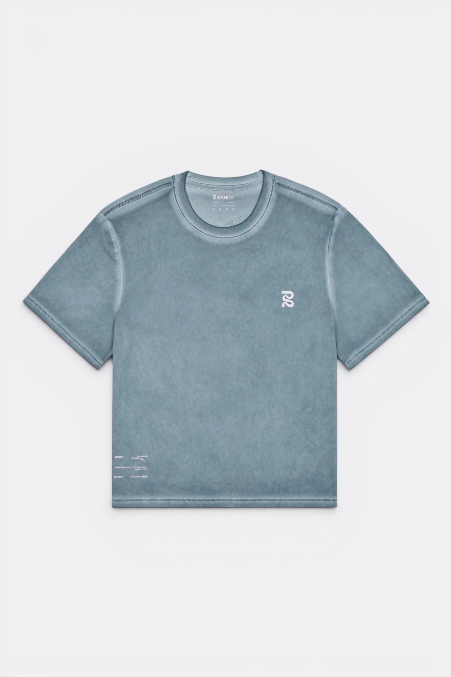 Bandit - Men's FrioSoft™ Performance Box Tee (Tranquil Blue SaltFade)