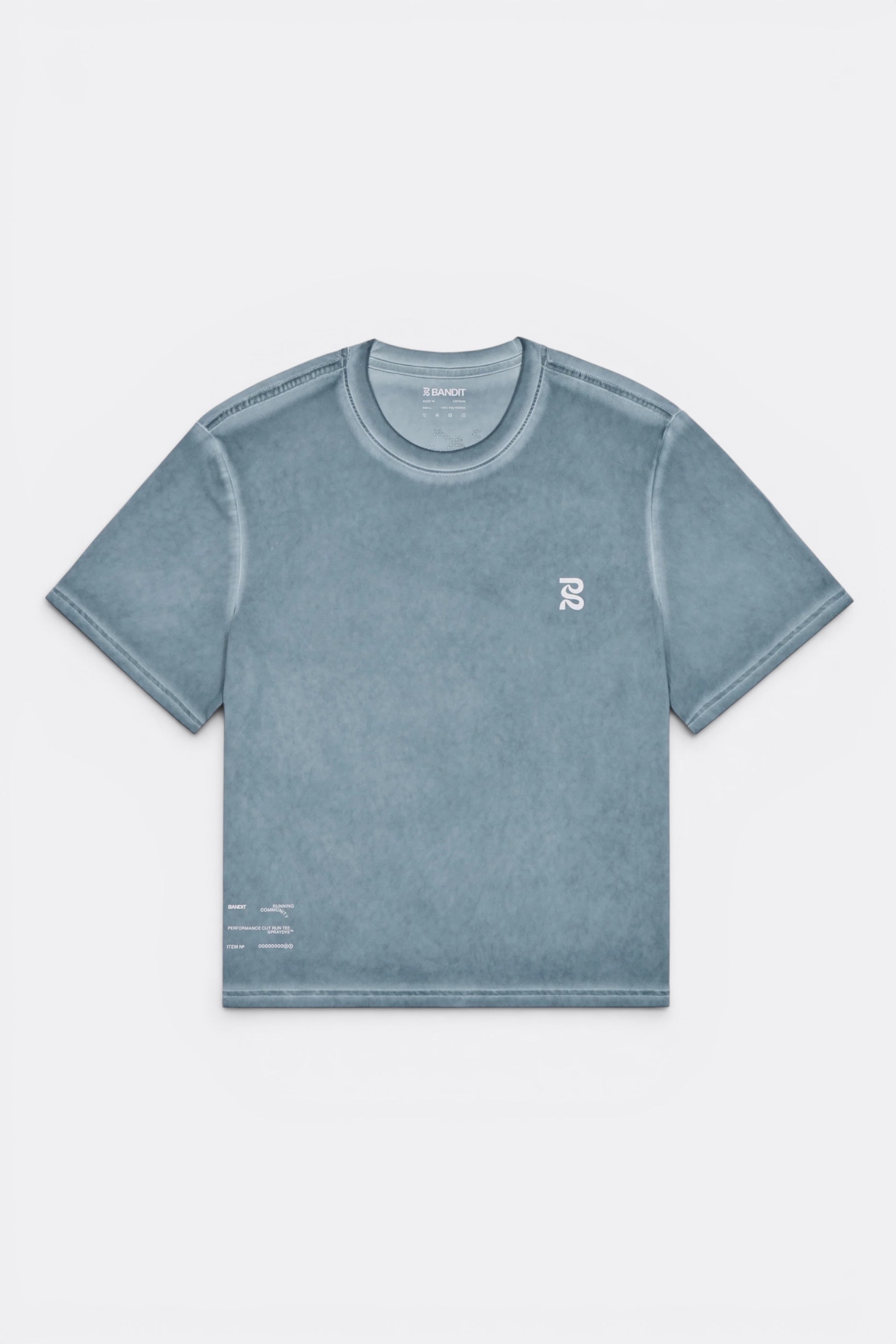 Bandit - Men's FrioSoft™ Performance Box Tee (Tranquil Blue SaltFade)