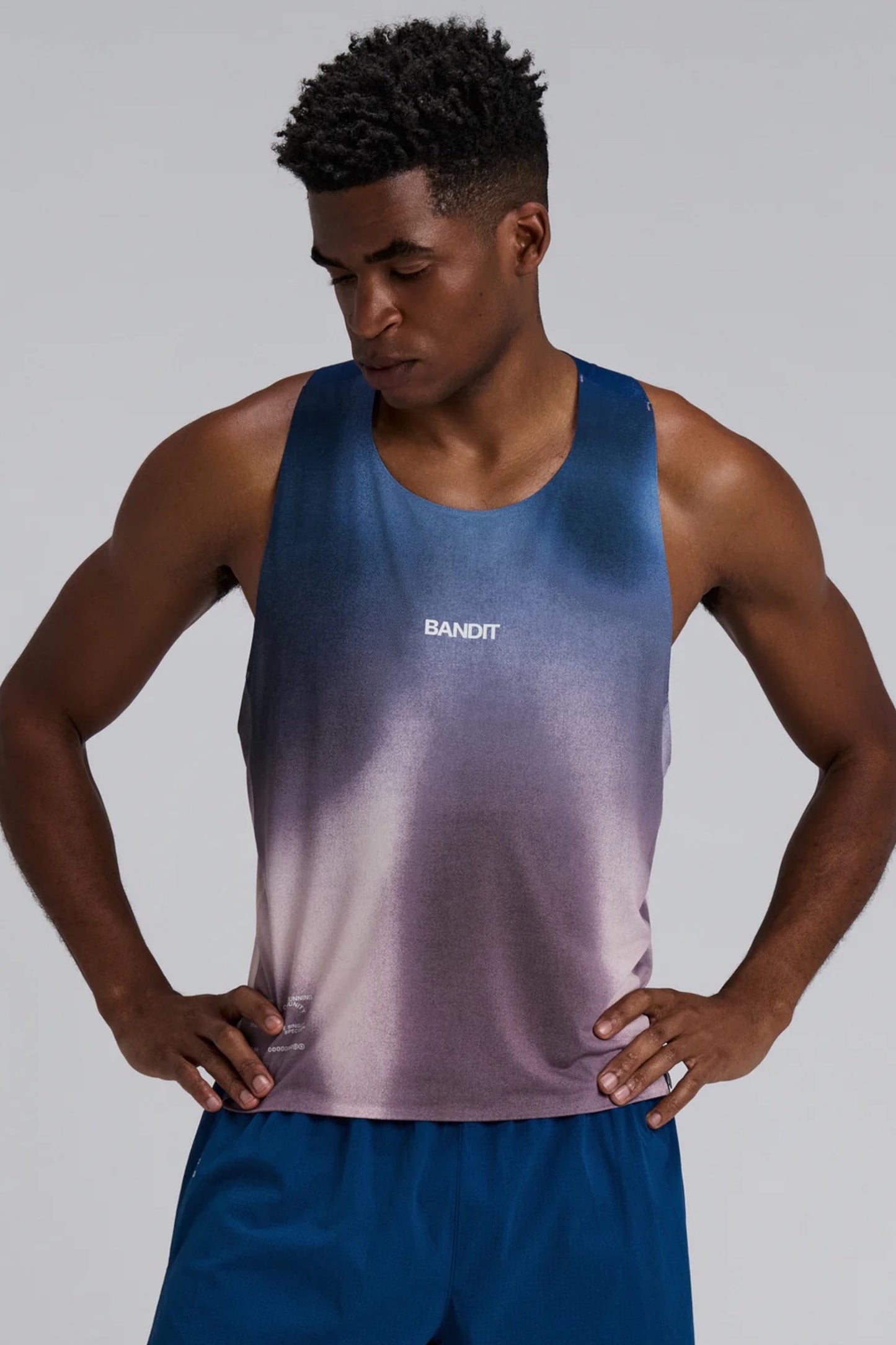 Bandit - Men's Specter™ Shorty Race Singlet (Flow State Aegean Multi)