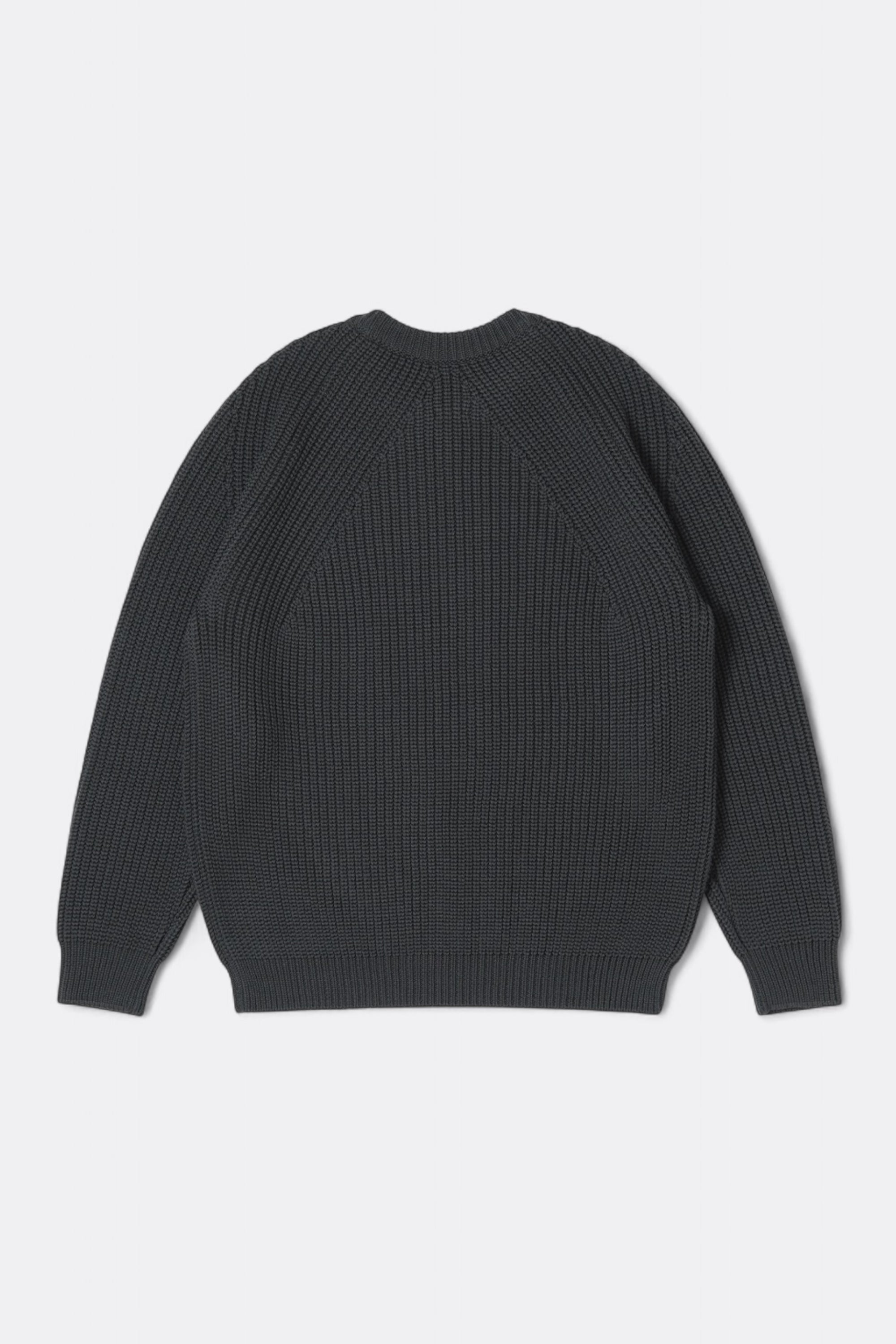 トップス BATONER SIGNATURE CREW NECK BLACK size2 Batoner Signature Crew Neck Black | Merino Wool Solidwool Jumper