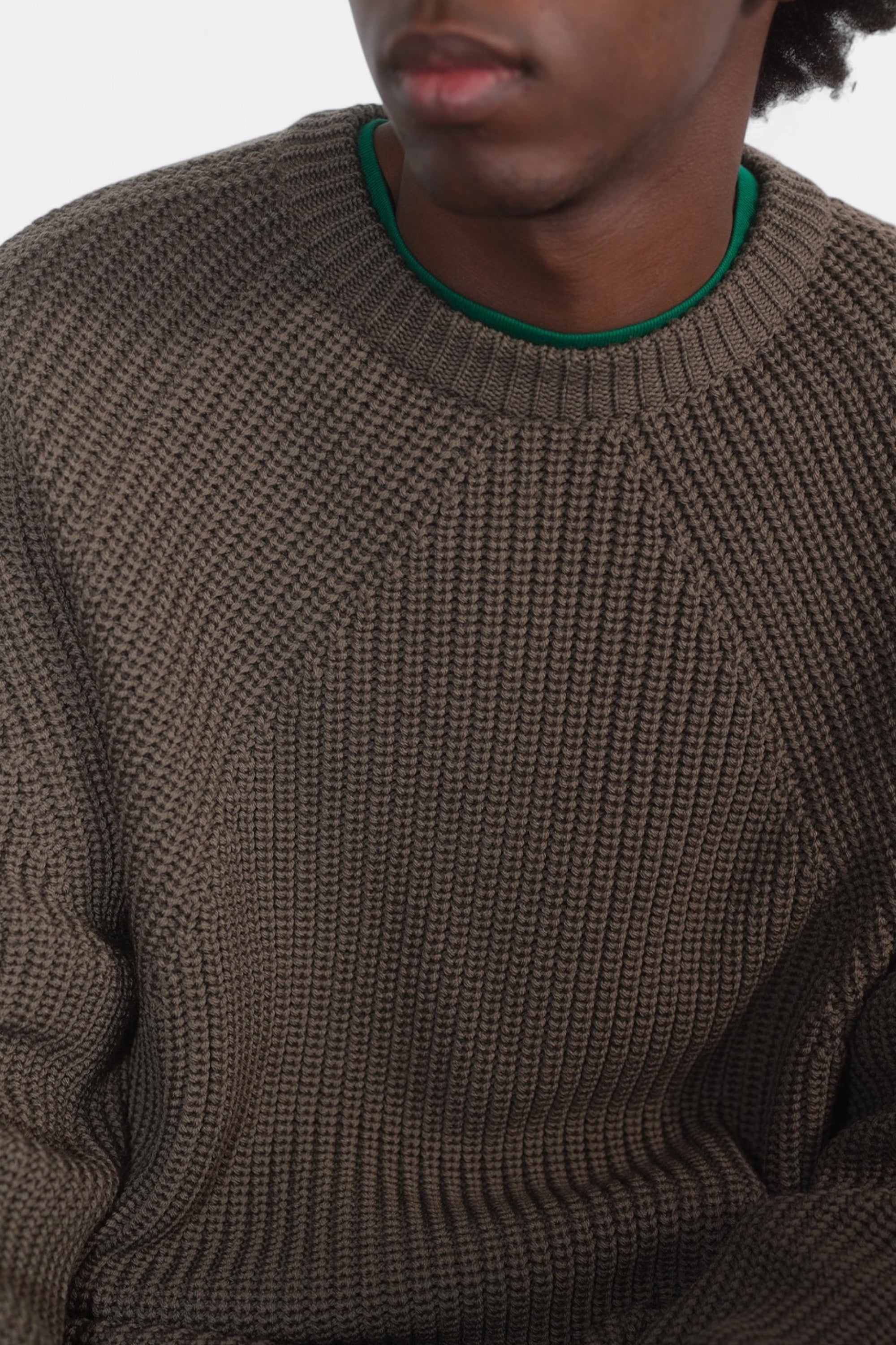Batoner Signature Crew Neck Black | Merino Wool Solidwool Jumper