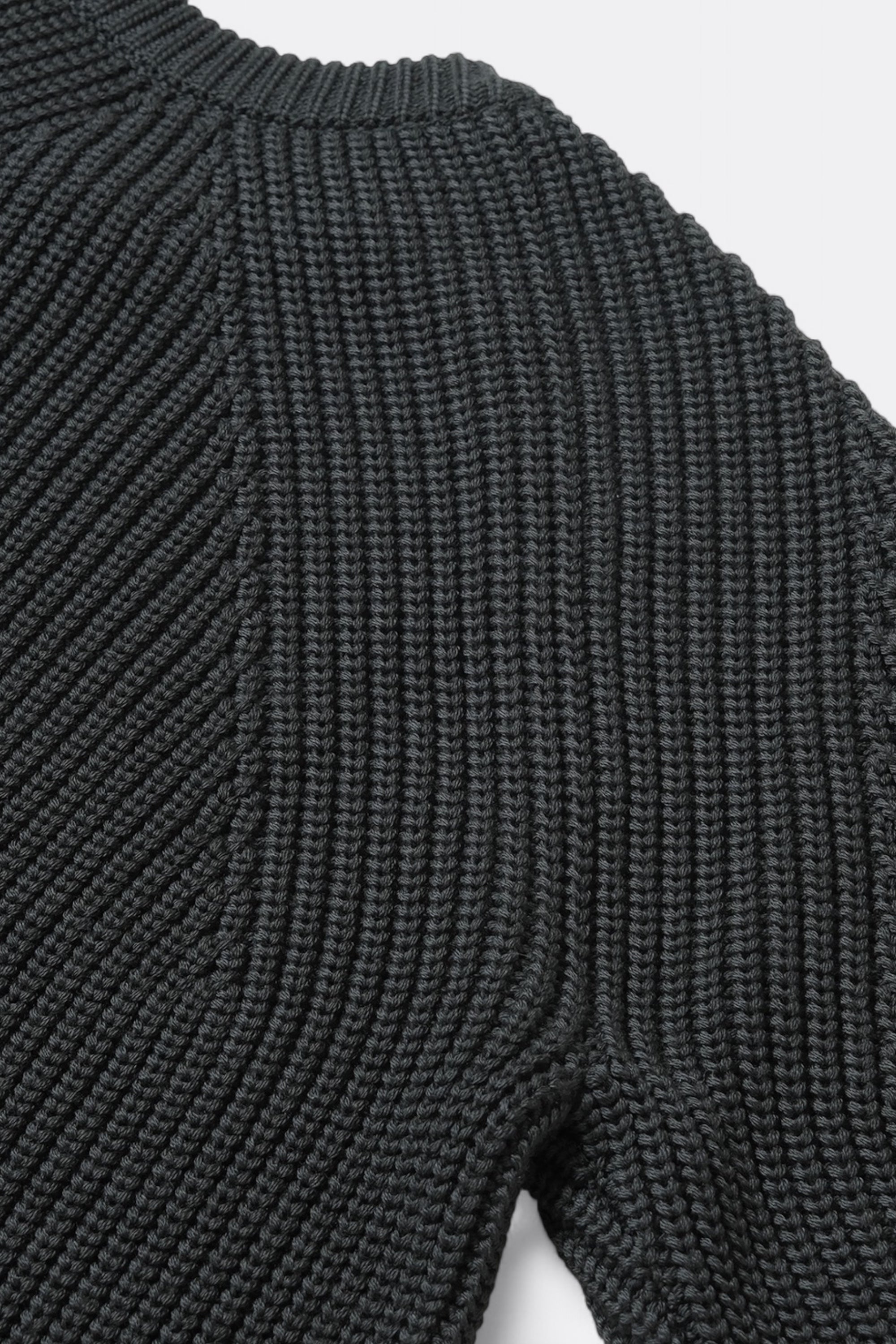 Batoner Signature Crew Neck Black | Merino Wool Solidwool Jumper