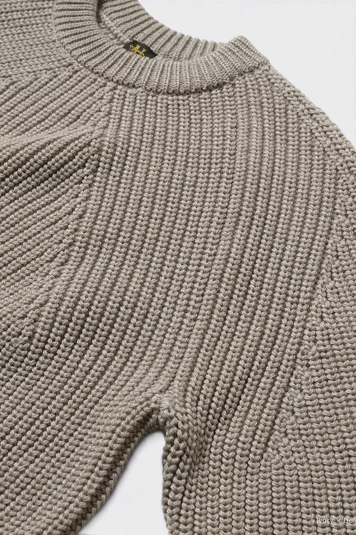 BATONER Signature Crew Neck Forest | Pull Mérinos | Edgar Bdx