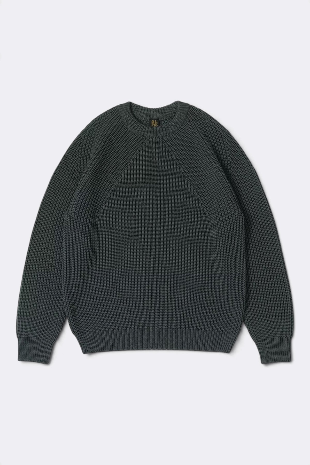 BATONER Signature Crew Neck Forest | Pull Mérinos | Edgar Bdx
