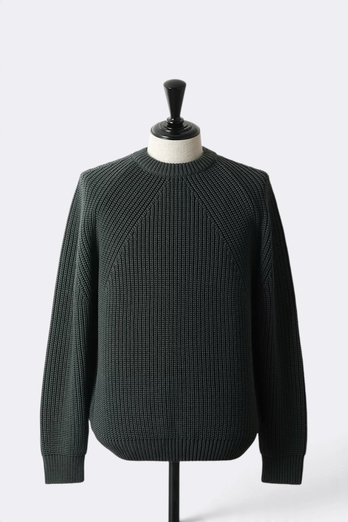 BATONER Signature Crew Neck Gray | Pull Mérinos | Edgar Bdx
