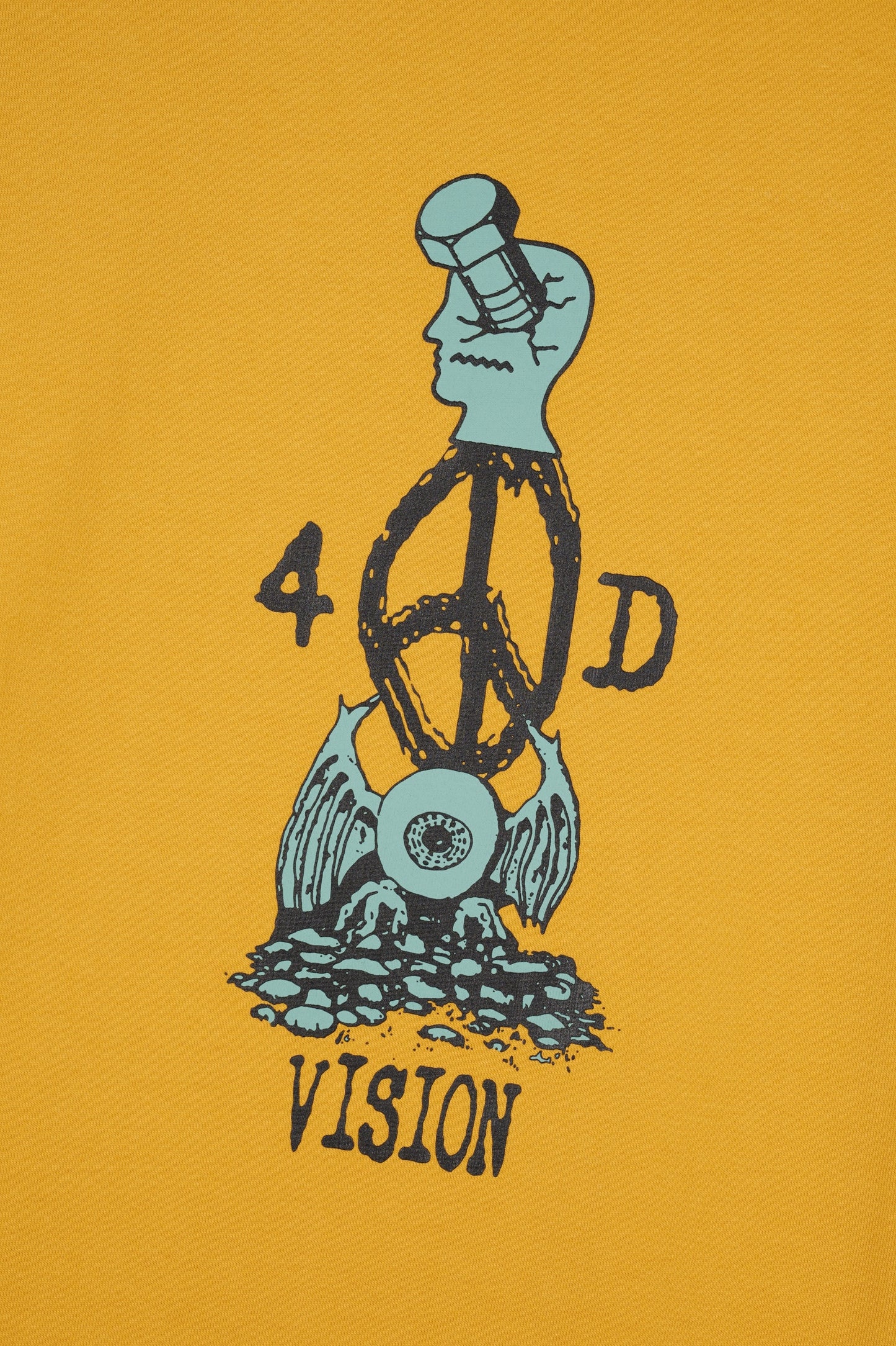 Brain Dead - 4D Vision Totem T-Shirt (Sand)