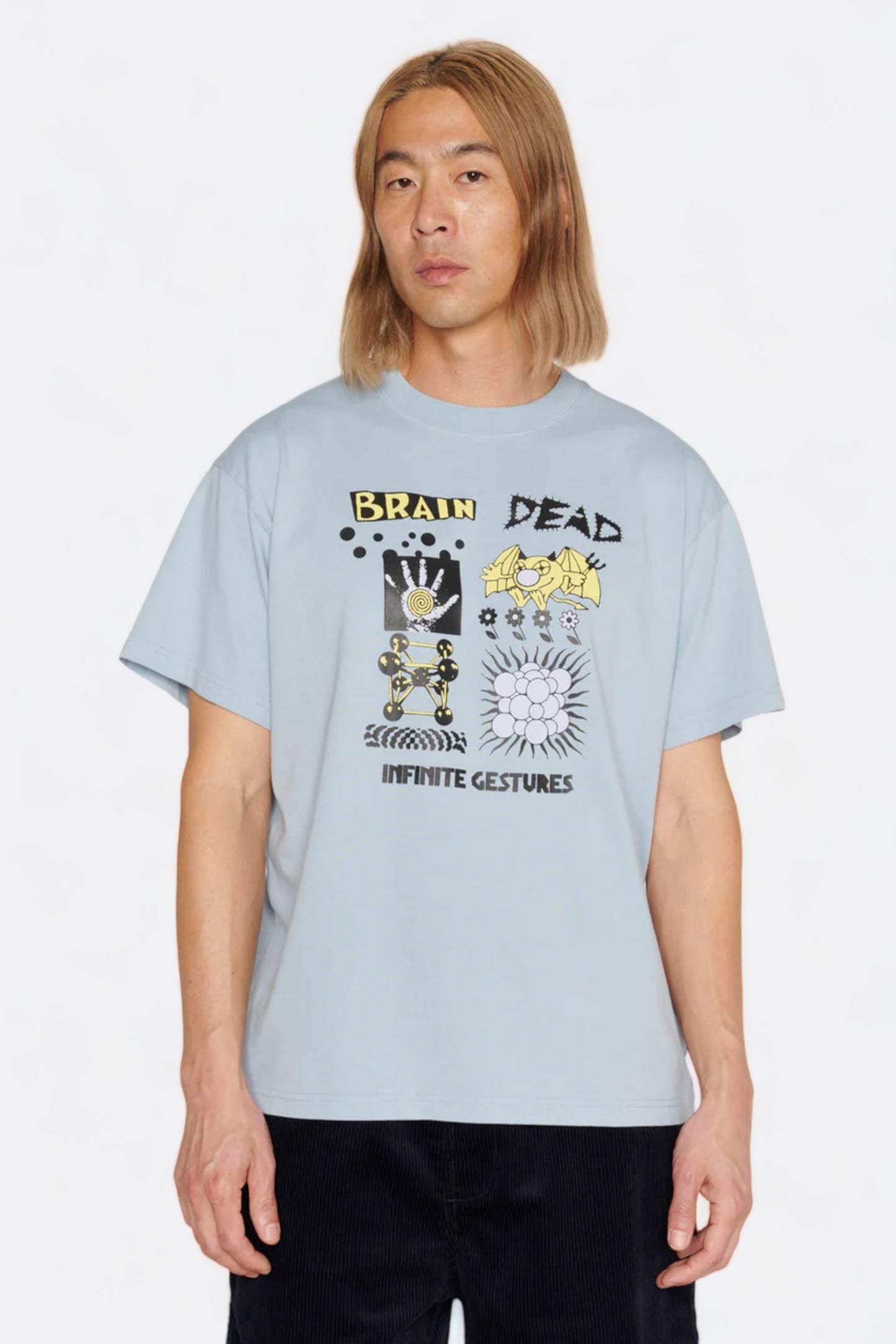 Brain Dead - Infinite Gestures T-Shirt (Slate)