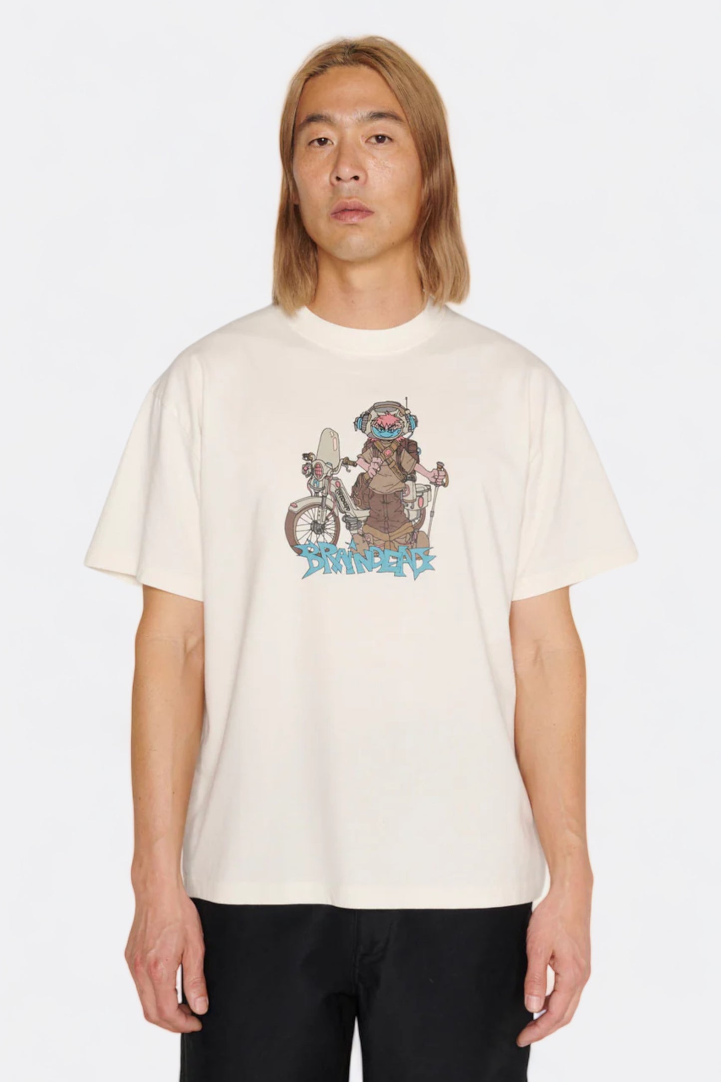 Brain Dead - Moto Hiker T-Shirt (Natural)