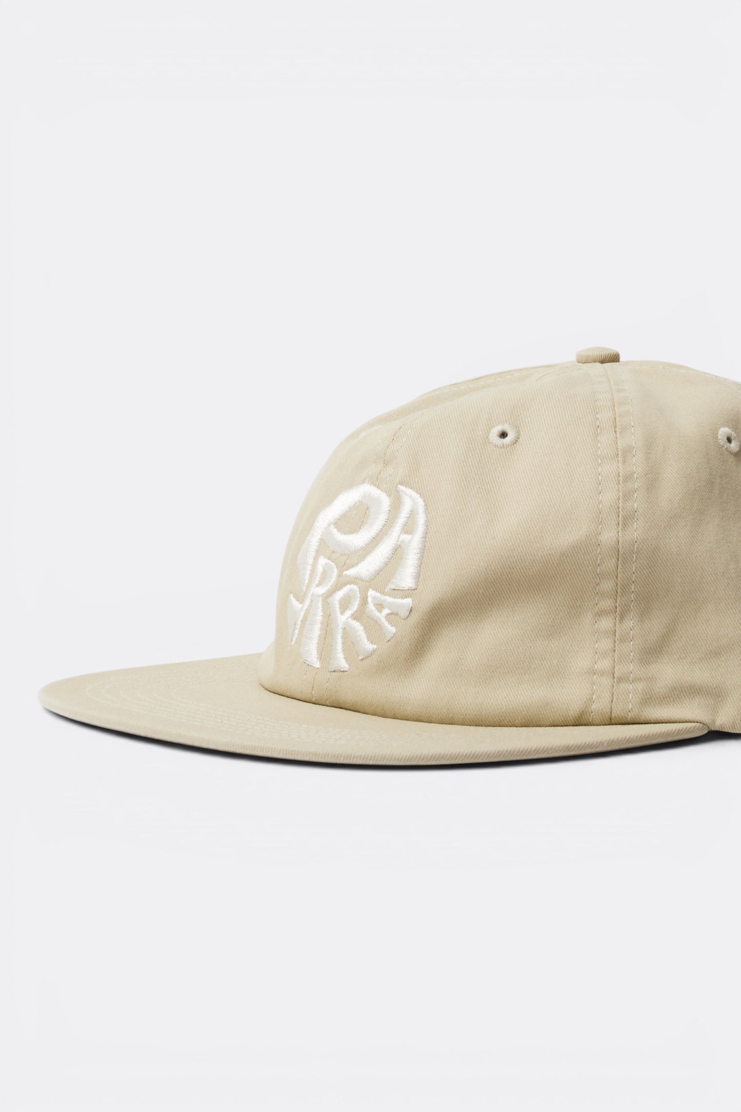 By Parra 1976 Logo 6 Panels Hat Beige | Casquette Sergé Coton Californie | Edgar Bdx