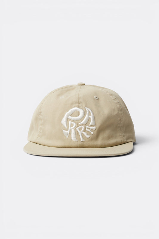 By Parra 1976 Logo 6 Panels Hat Beige | Casquette Sergé Coton Californie | Edgar Bdx