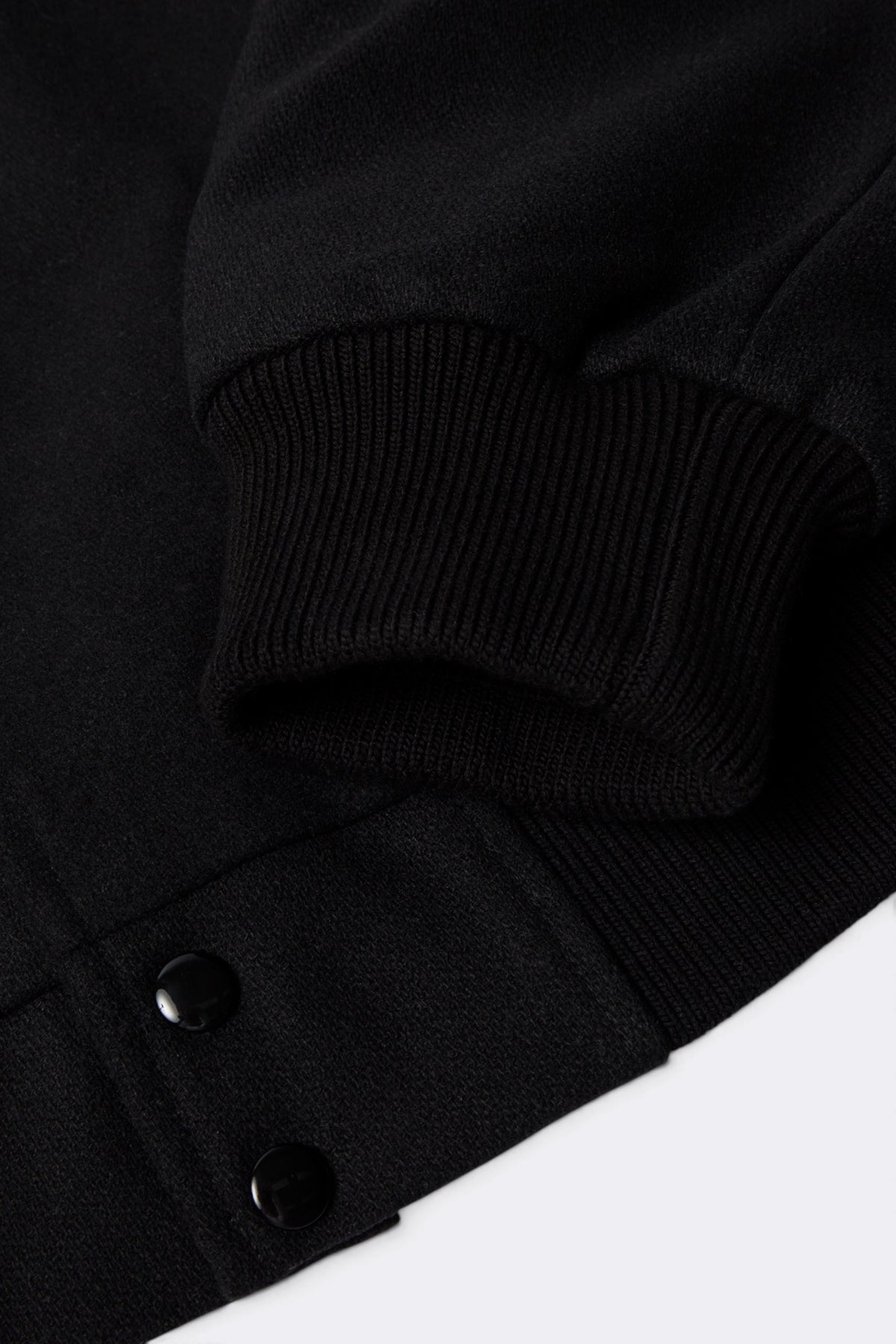 BY PARRA All The Best Varsity Jacket Black | Edgar Bdx