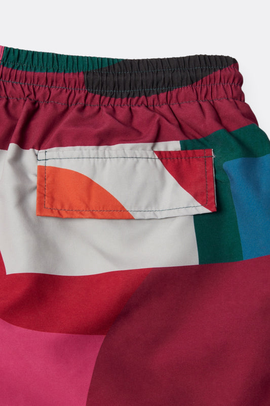 By Parra Ball To The Face Swim Shorts Multi | Short de Bain Imprimé | Edgar Bdx