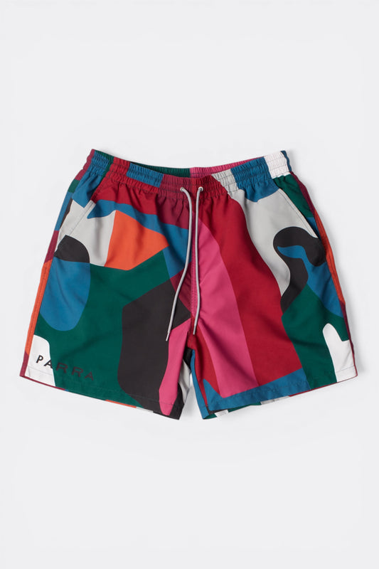 By Parra Ball To The Face Swim Shorts Multi | Short de Bain Imprimé | Edgar Bdx