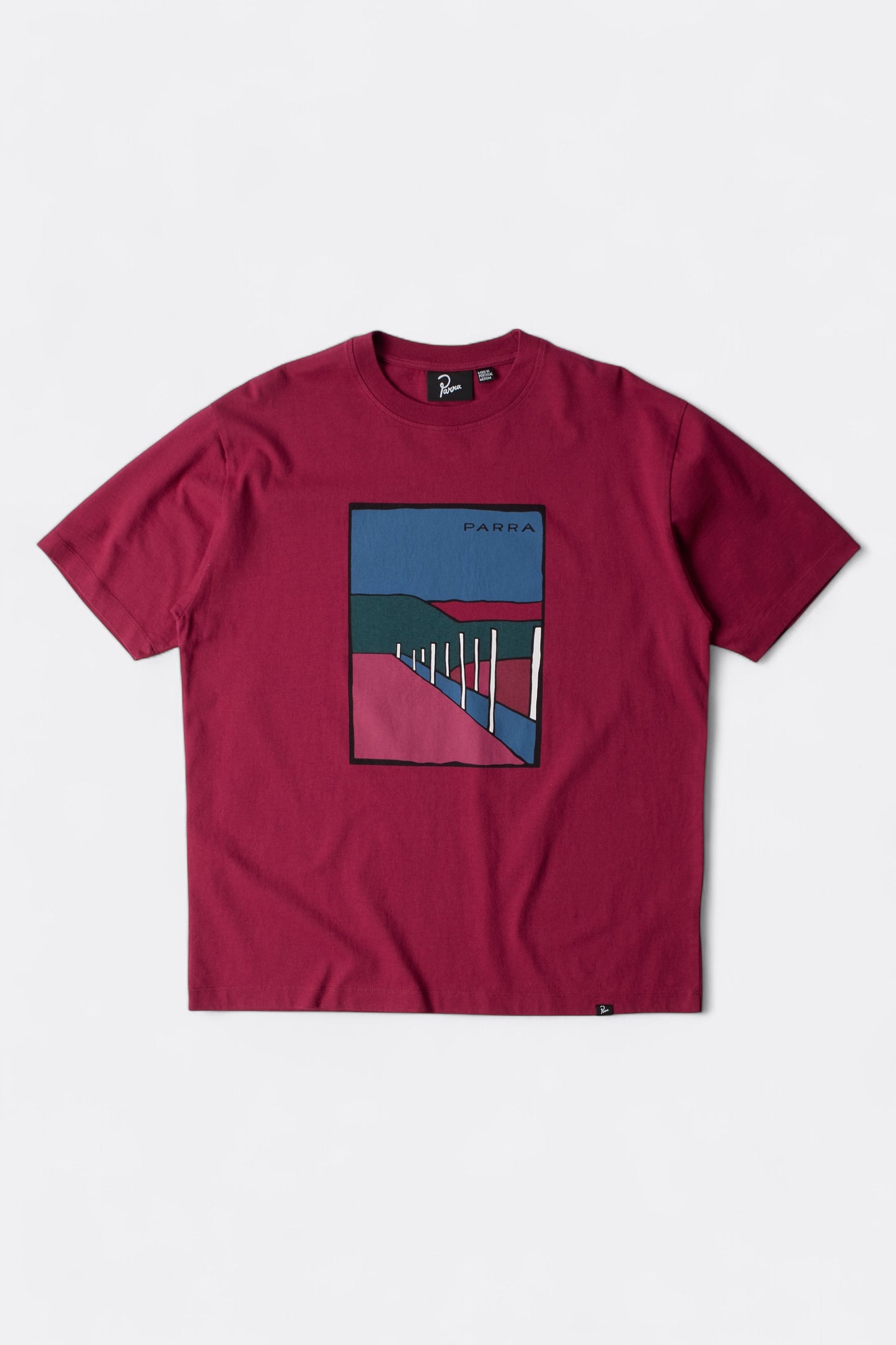 By Parra - Beach Parking T-Shirt (Raspberry)