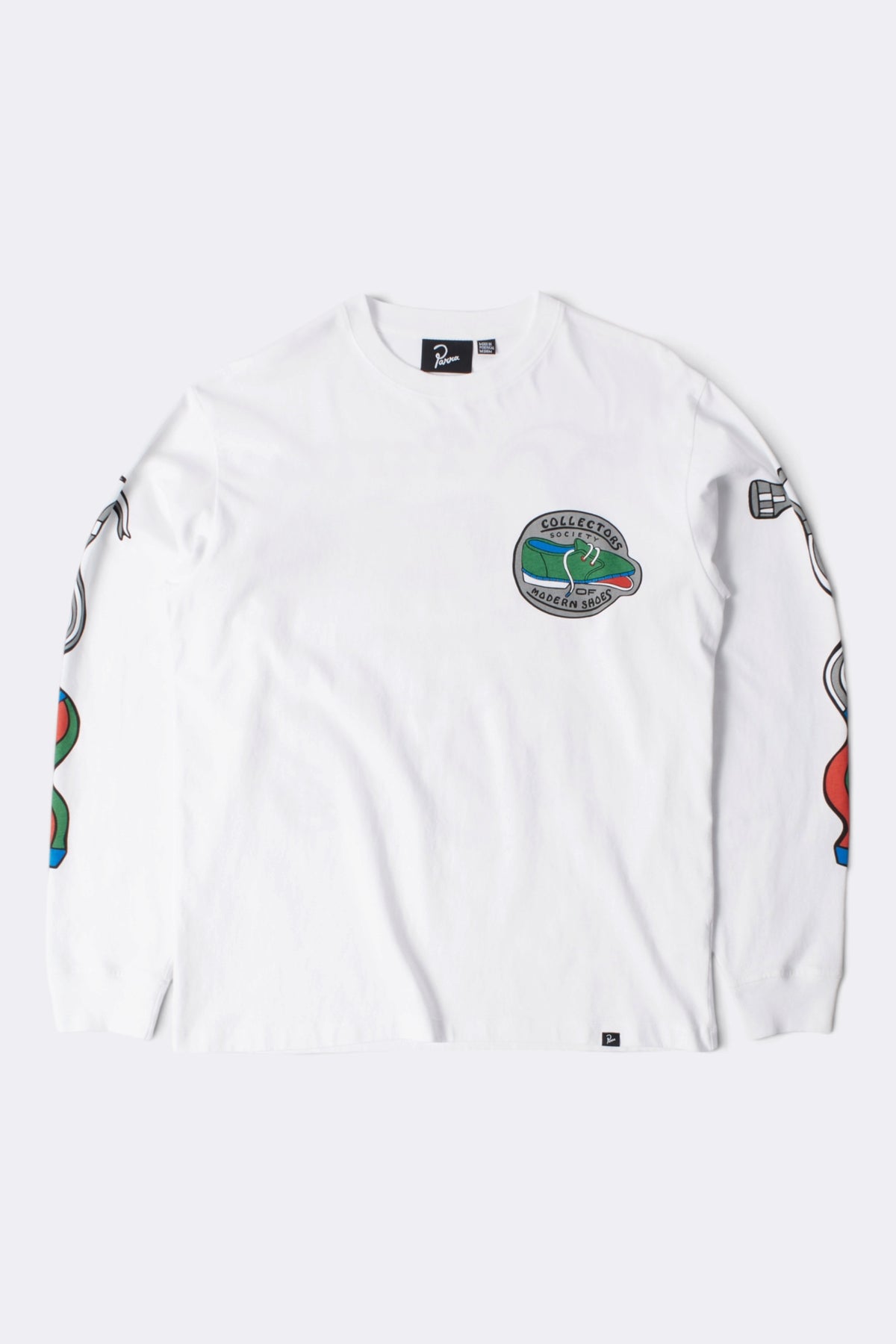 BY PARRA Bike Hammer Long Sleeve T-Shirt White | Edgar Bdx