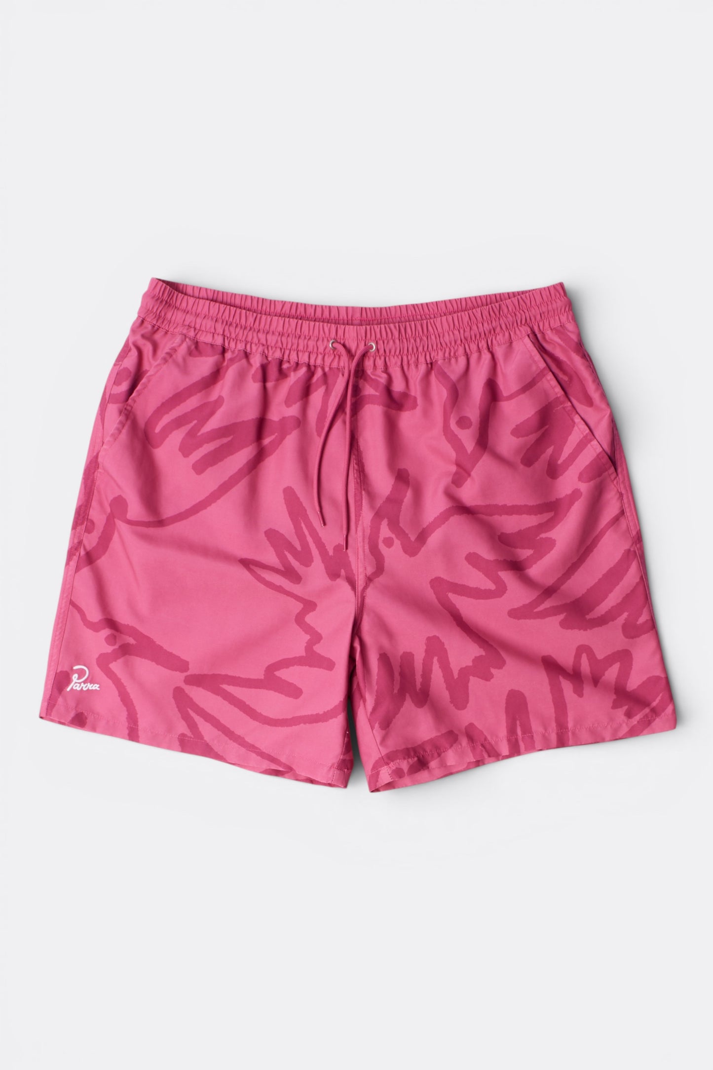 By Parra Birds Fly Free Swim Short Purple Pink | Short de Bain Imprimé | Edgar Bdx