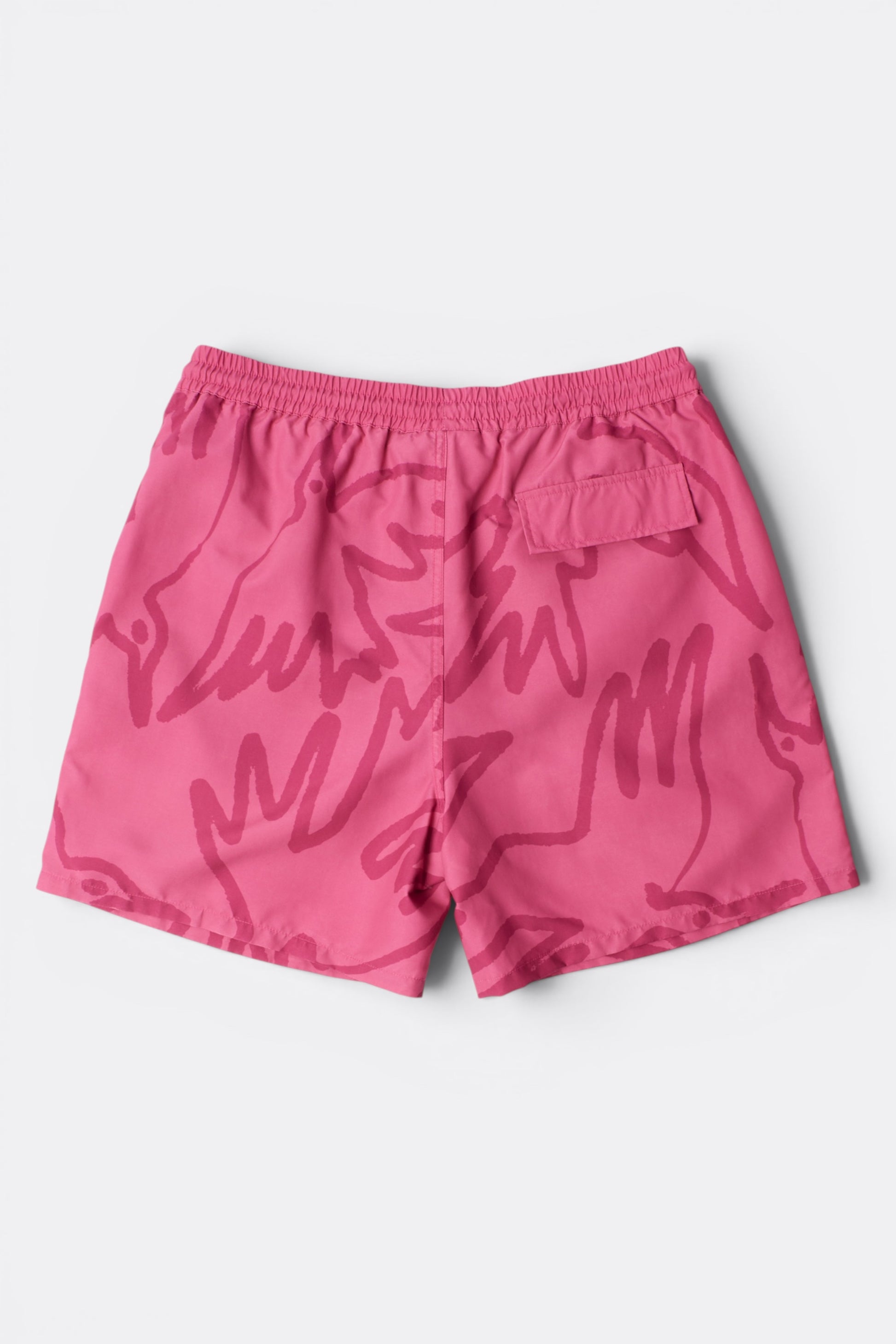 By Parra Birds Fly Free Swim Short Purple Pink | Short de Bain Imprimé | Edgar Bdx