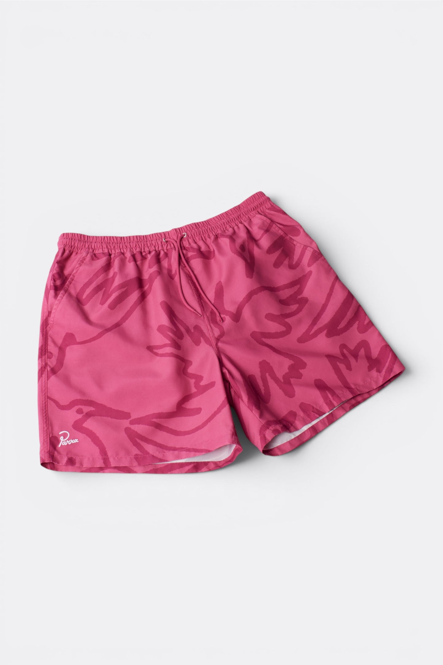 By Parra Birds Fly Free Swim Short Purple Pink | Short de Bain Imprimé | Edgar Bdx