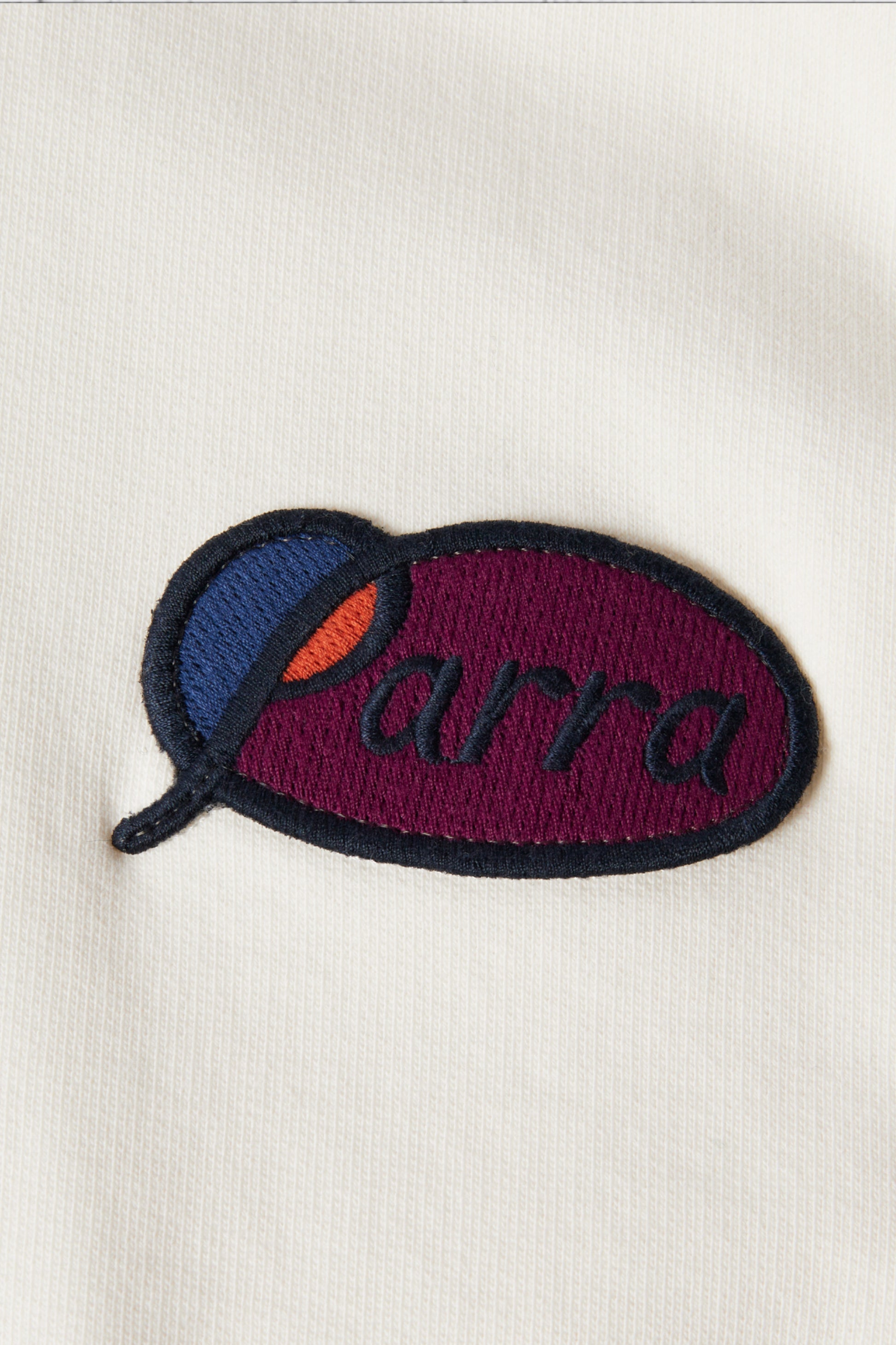 By Parra - Circled Script Logo Hooded Sweatshirt (Off White)