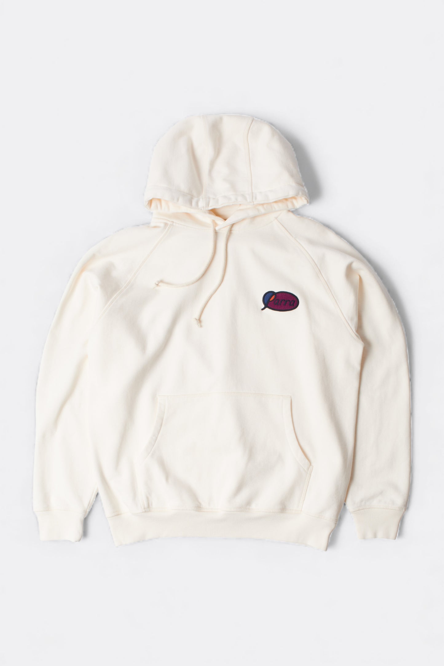 By Parra - Circled Script Logo Hooded Sweatshirt (Off White)