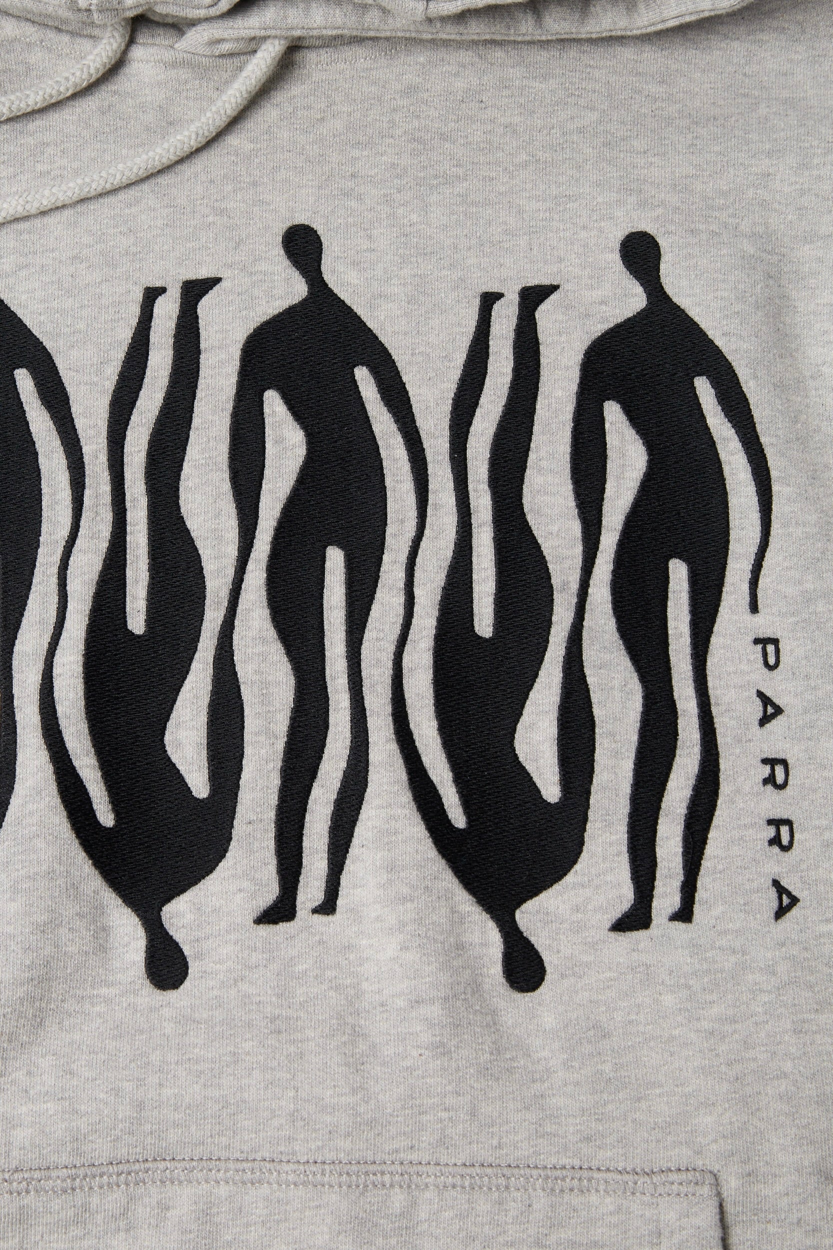 By Parra - Connected Guy Hooded Sweatshirt (Heather Grey)