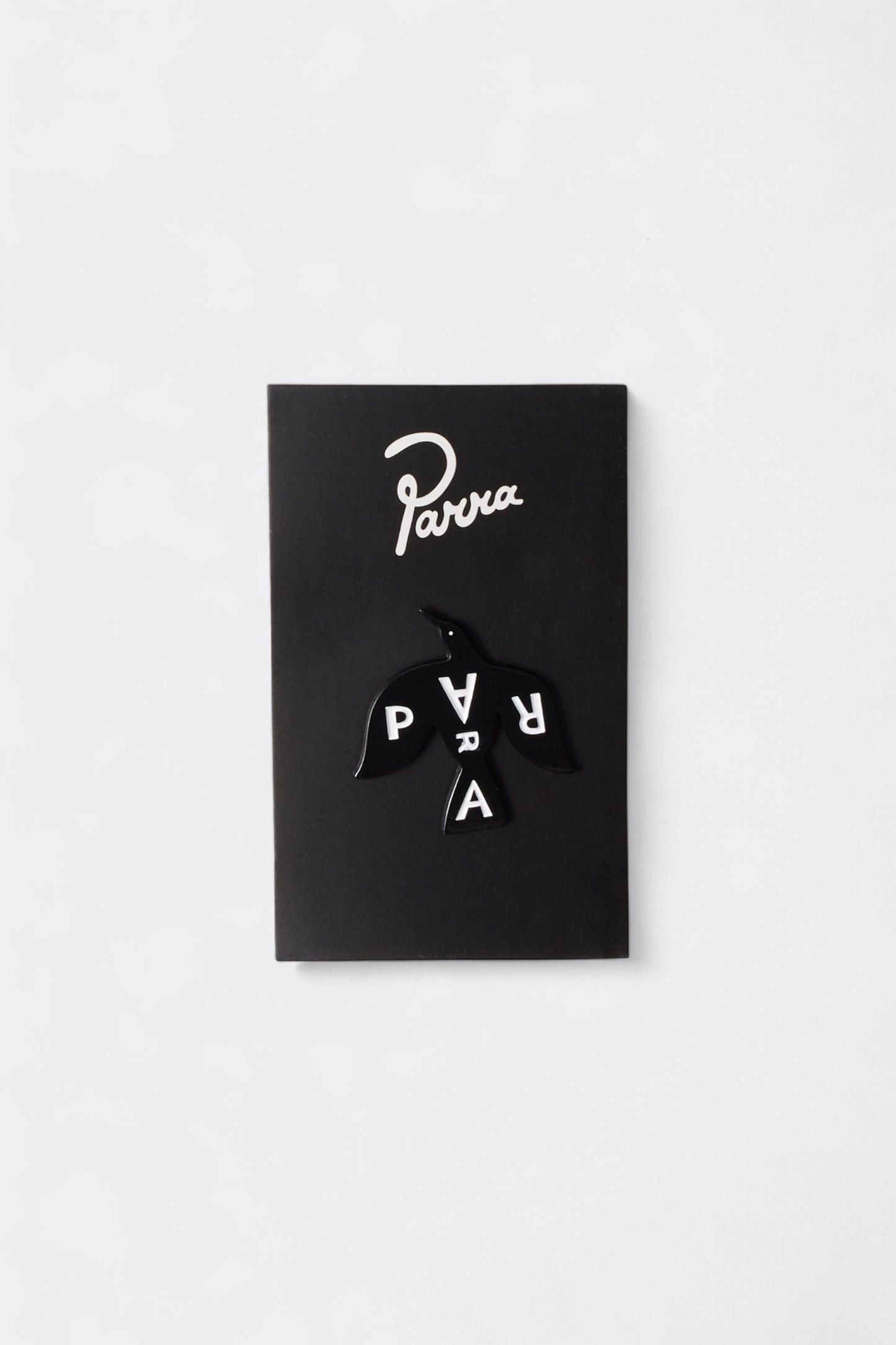 By Parra - Crow Enamel Pin (Black)