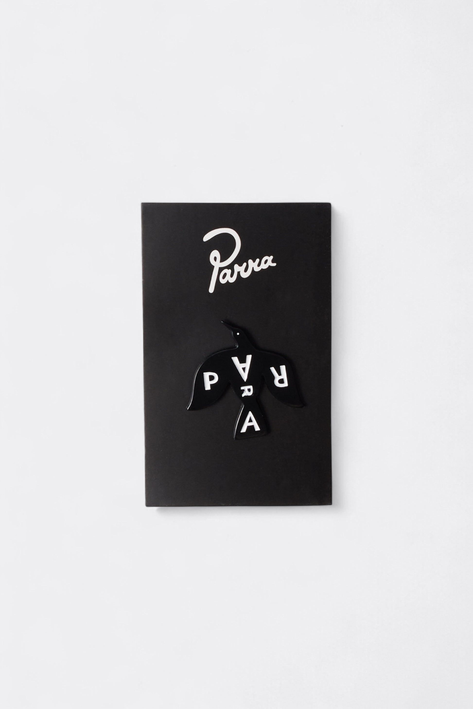 By Parra - Crow Enamel Pin (Black)