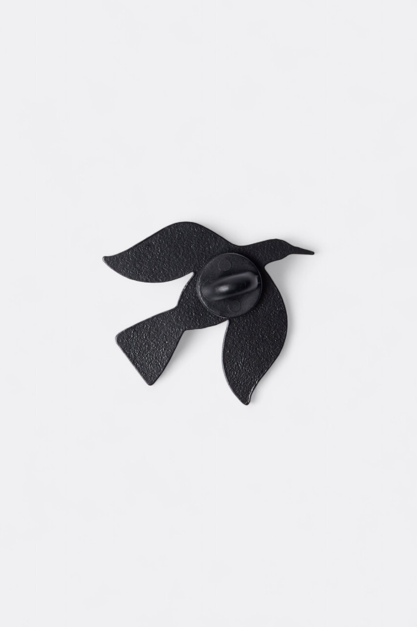 By Parra - Crow Enamel Pin (Black)