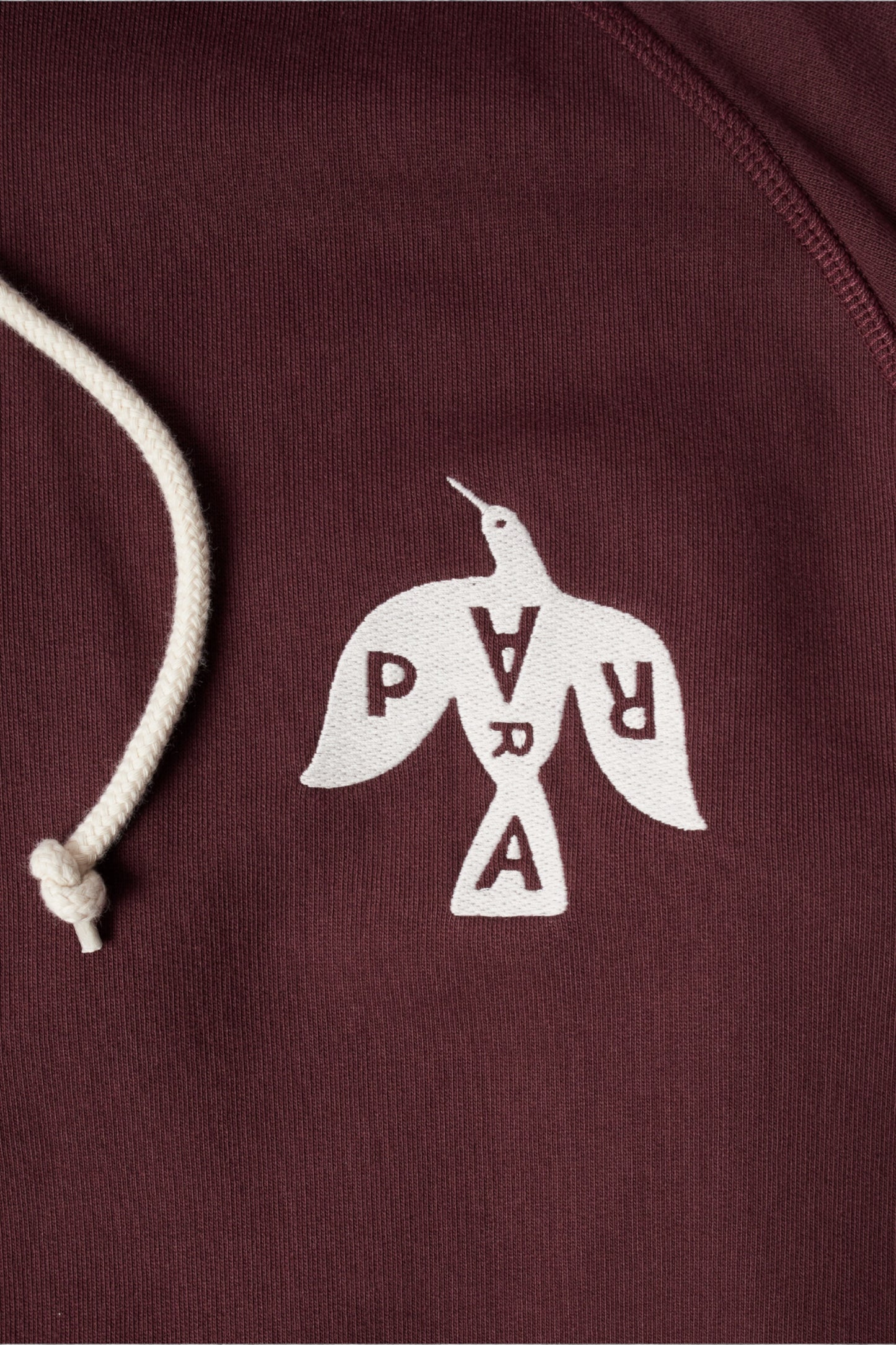 By Parra - Crow Logo Hooded Sweatshirt (Dark Burgundy)