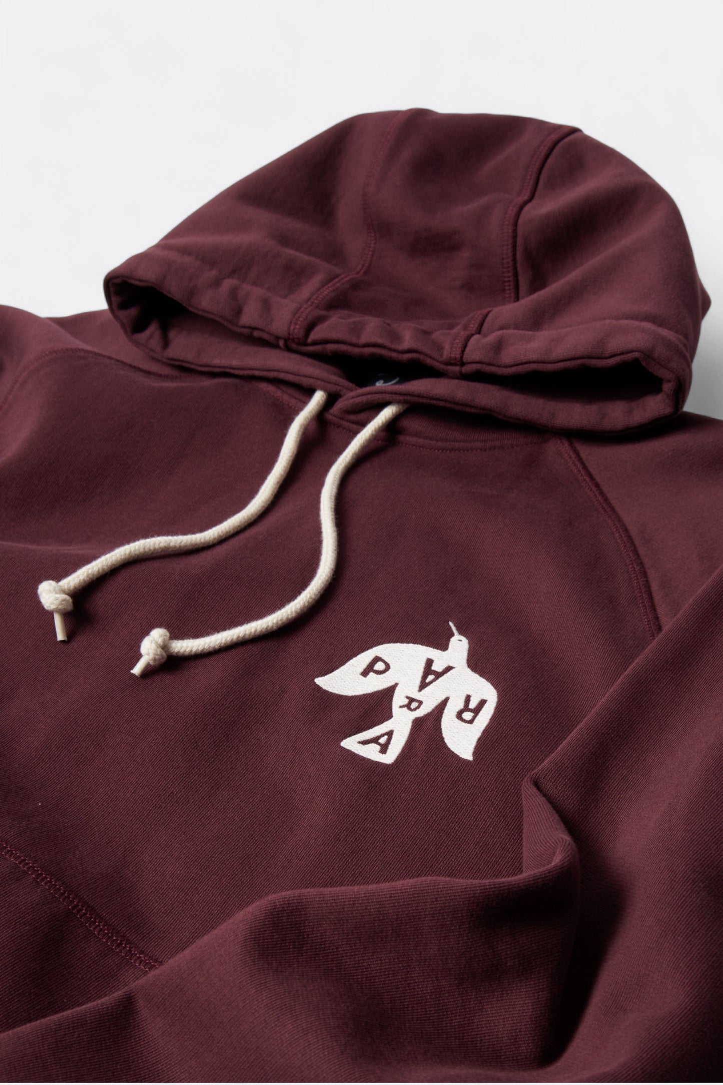By Parra - Crow Logo Hooded Sweatshirt (Dark Burgundy)
