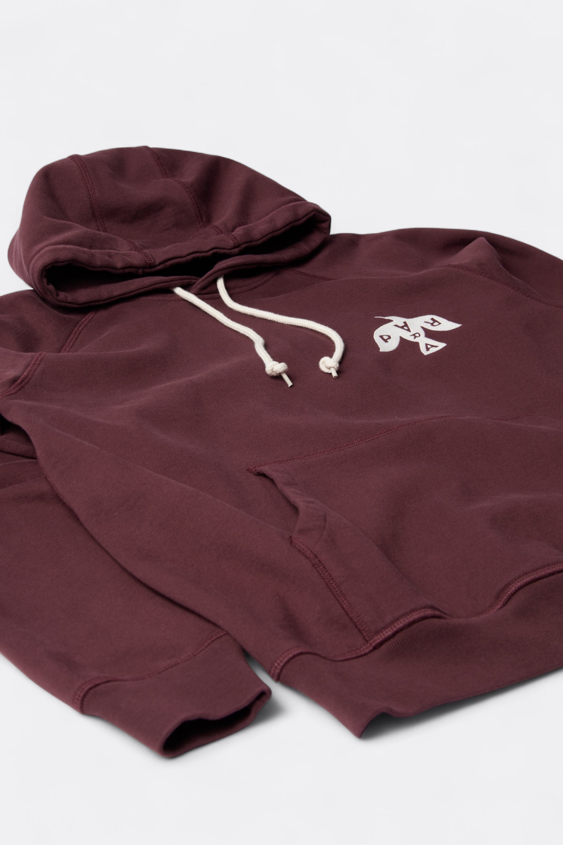 By Parra - Crow Logo Hooded Sweatshirt (Dark Burgundy)