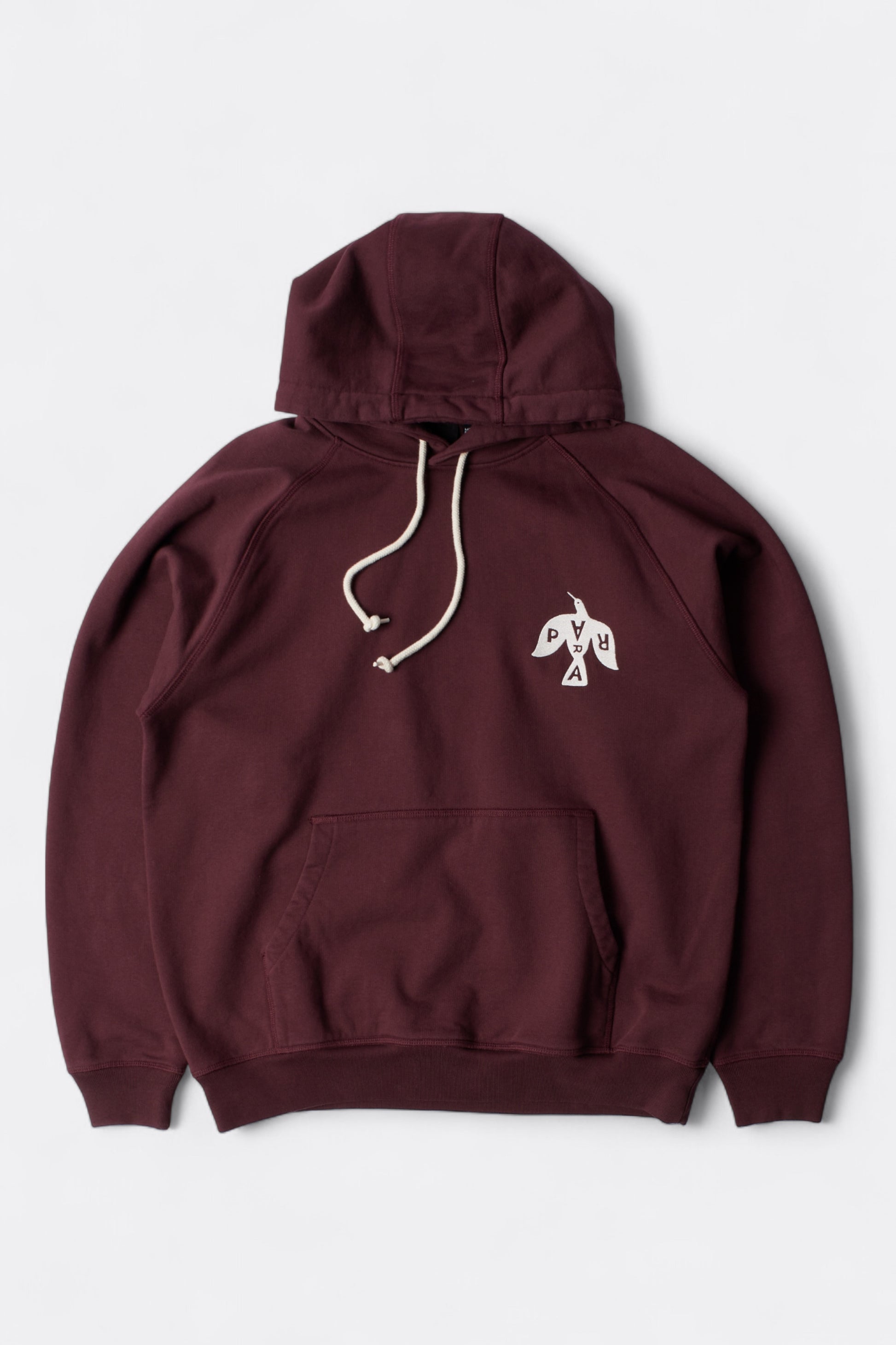 By Parra - Crow Logo Hooded Sweatshirt (Dark Burgundy)