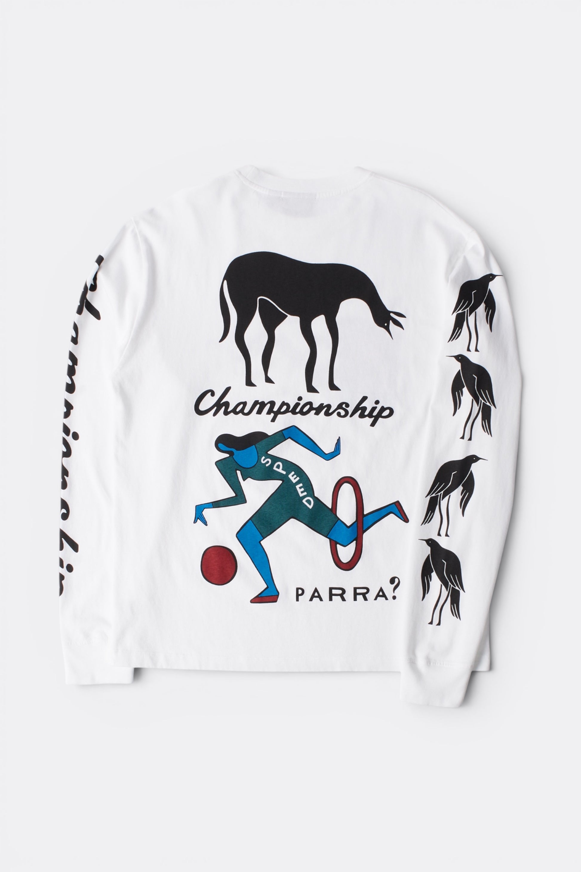 By Parra Divine Hammer Long Sleeve T-Shirt White | T-Shirt Manches Longues | Edgar Bdx