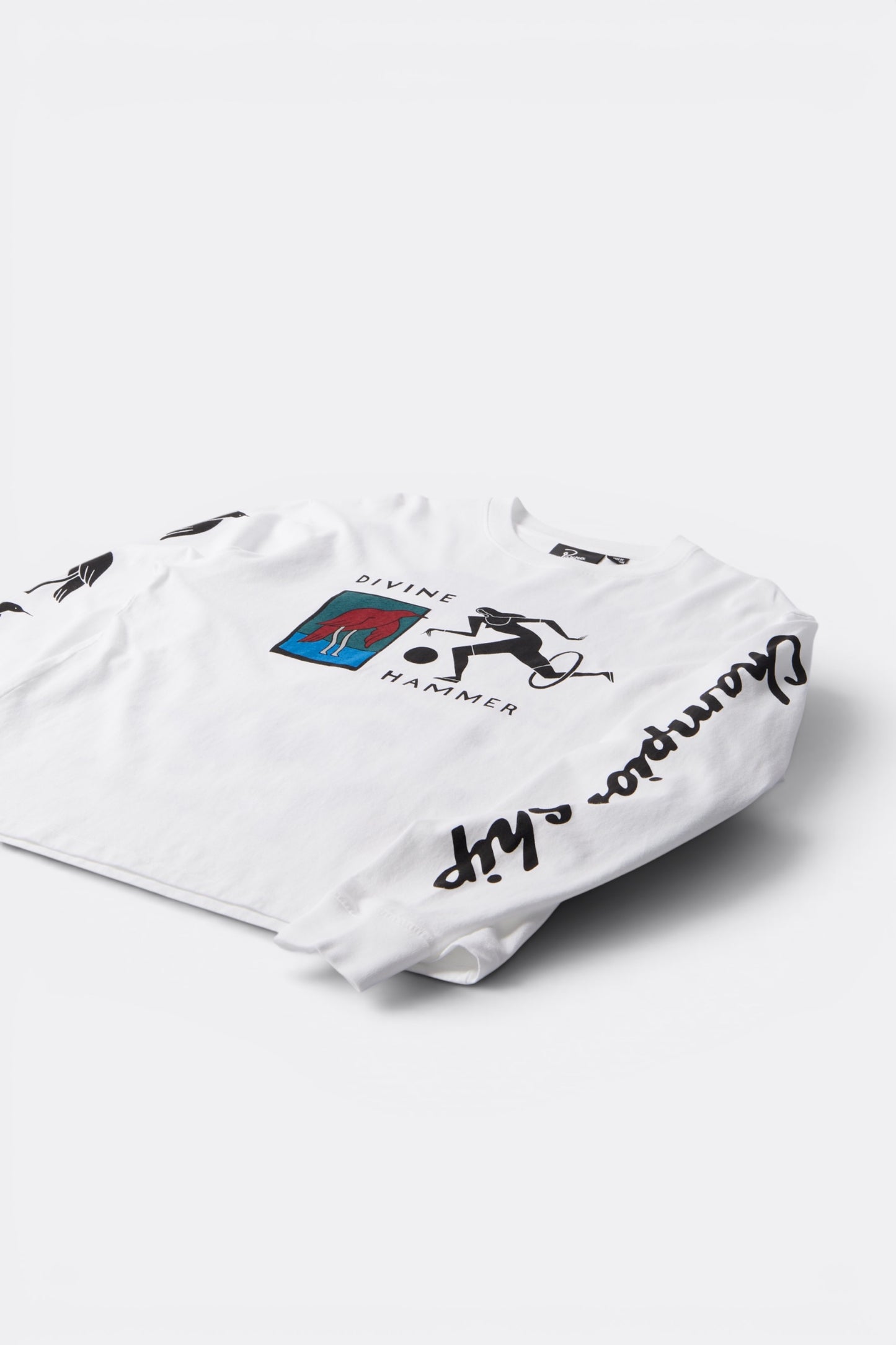 By Parra Divine Hammer Long Sleeve T-Shirt White | T-Shirt Manches Longues | Edgar Bdx