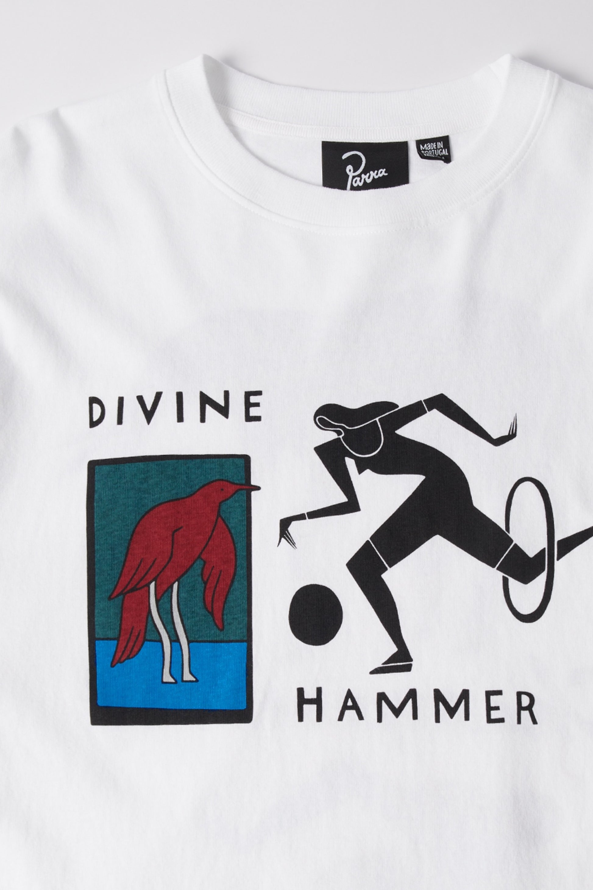 By Parra Divine Hammer Long Sleeve T-Shirt White | T-Shirt Manches Longues | Edgar Bdx