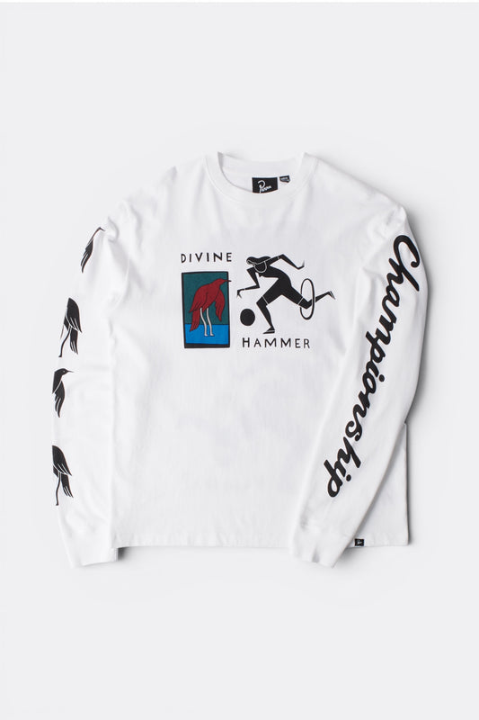 By Parra Divine Hammer Long Sleeve T-Shirt White | T-Shirt Manches Longues | Edgar Bdx