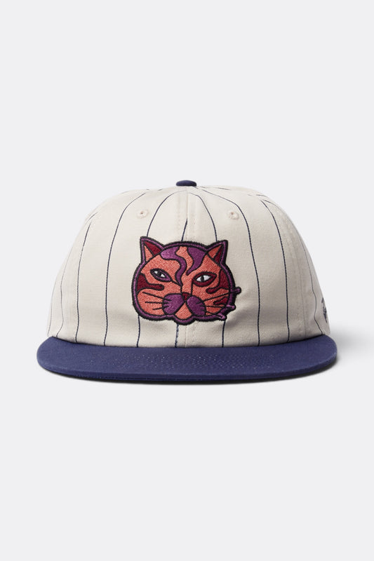 BY PARRA Earl Face 6 Panel Hat Blue | Casquette Brodée Streetwear | Edgar Bdx