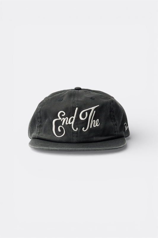 By Parra - End The 6 Panel Hat (Black)