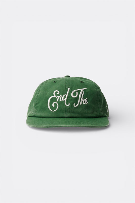 By Parra - End The 6 Panel Hat (Green)