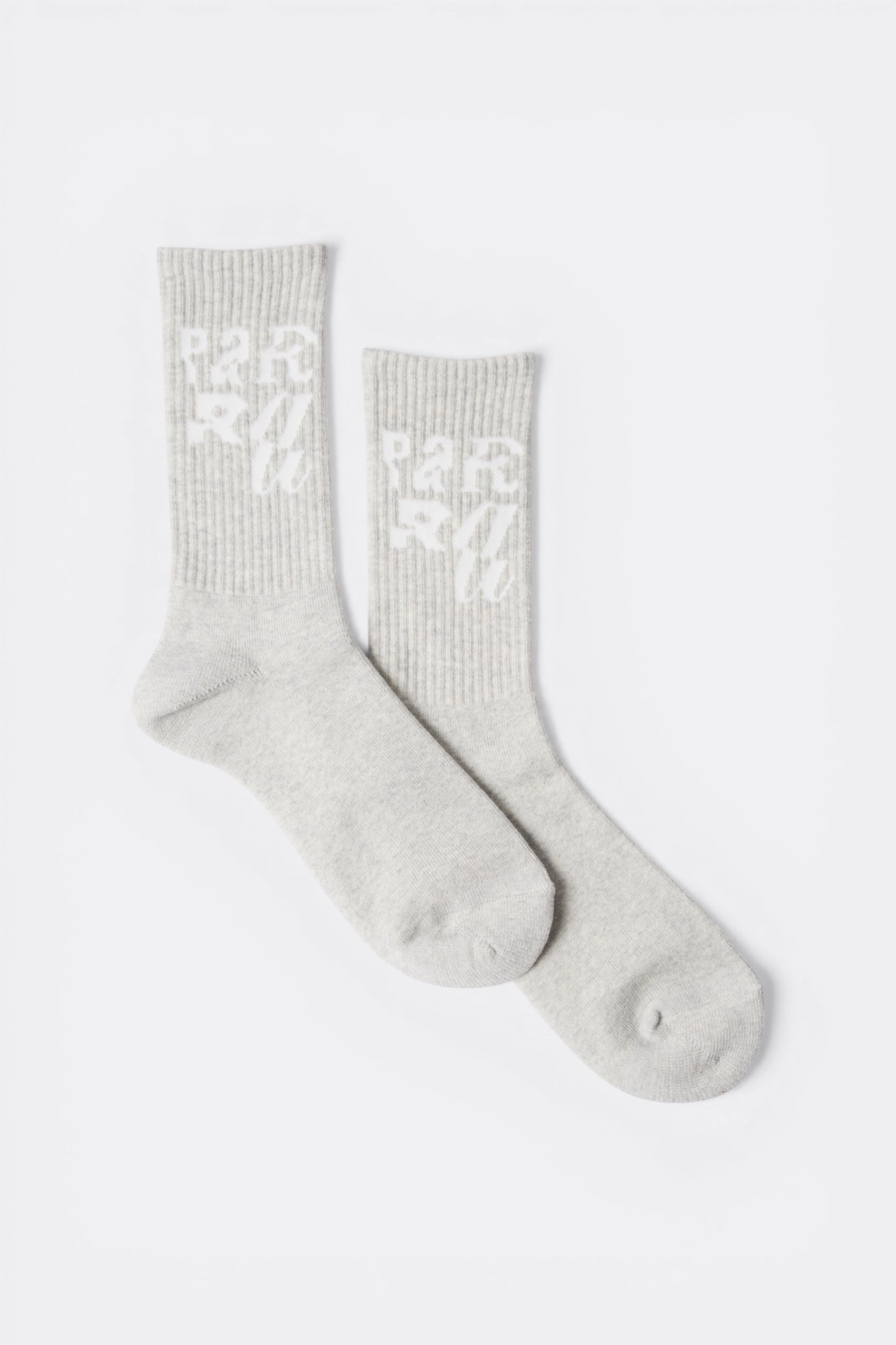 By Parra Error Logo Crew Socks Grey | Chaussettes Tricot Tokyo | Edgar Bdx