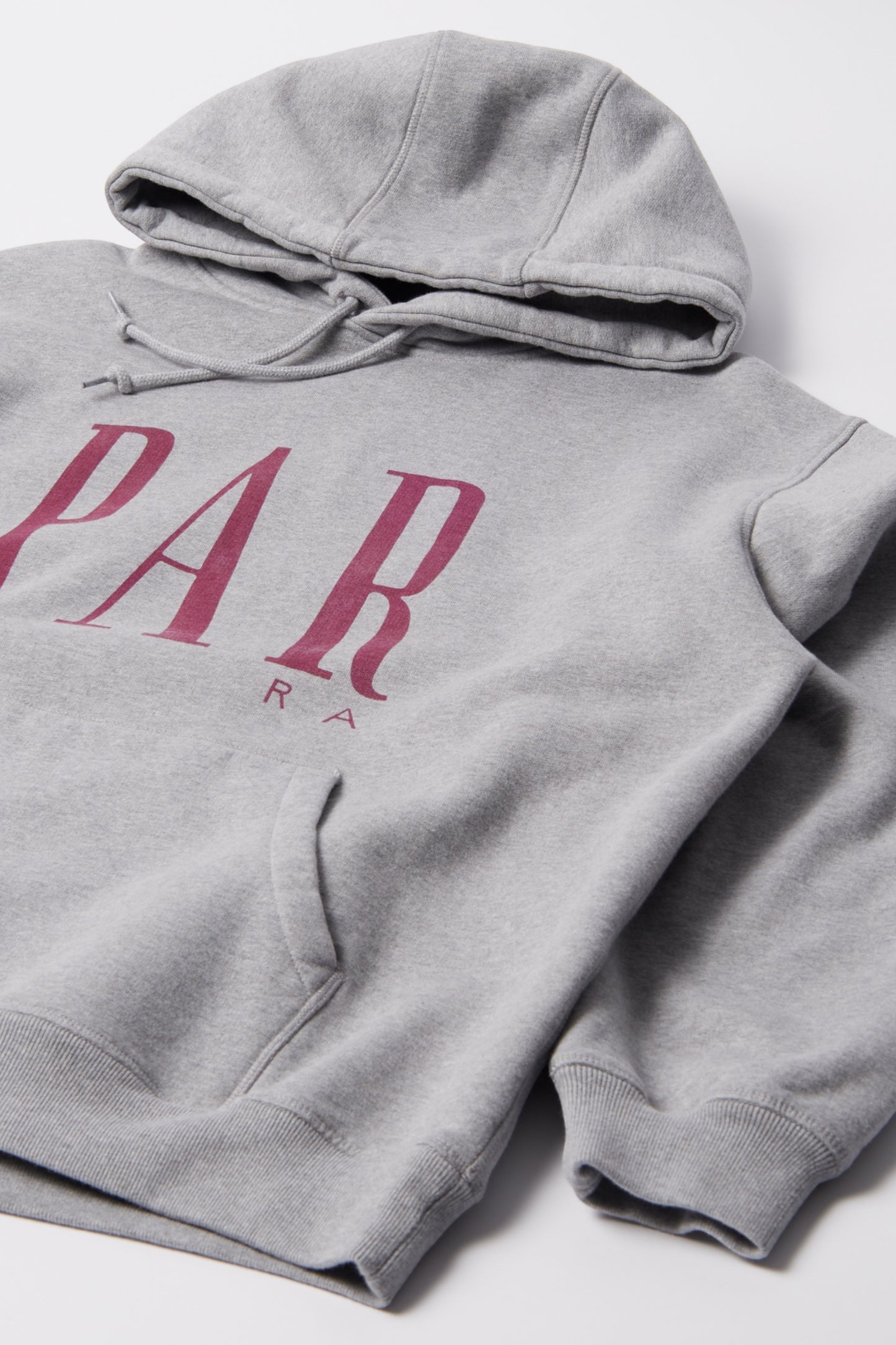 By Parra Gapped Hooded Sweatshirt Grey | Sweat Capuche Premium | Edgar Bdx